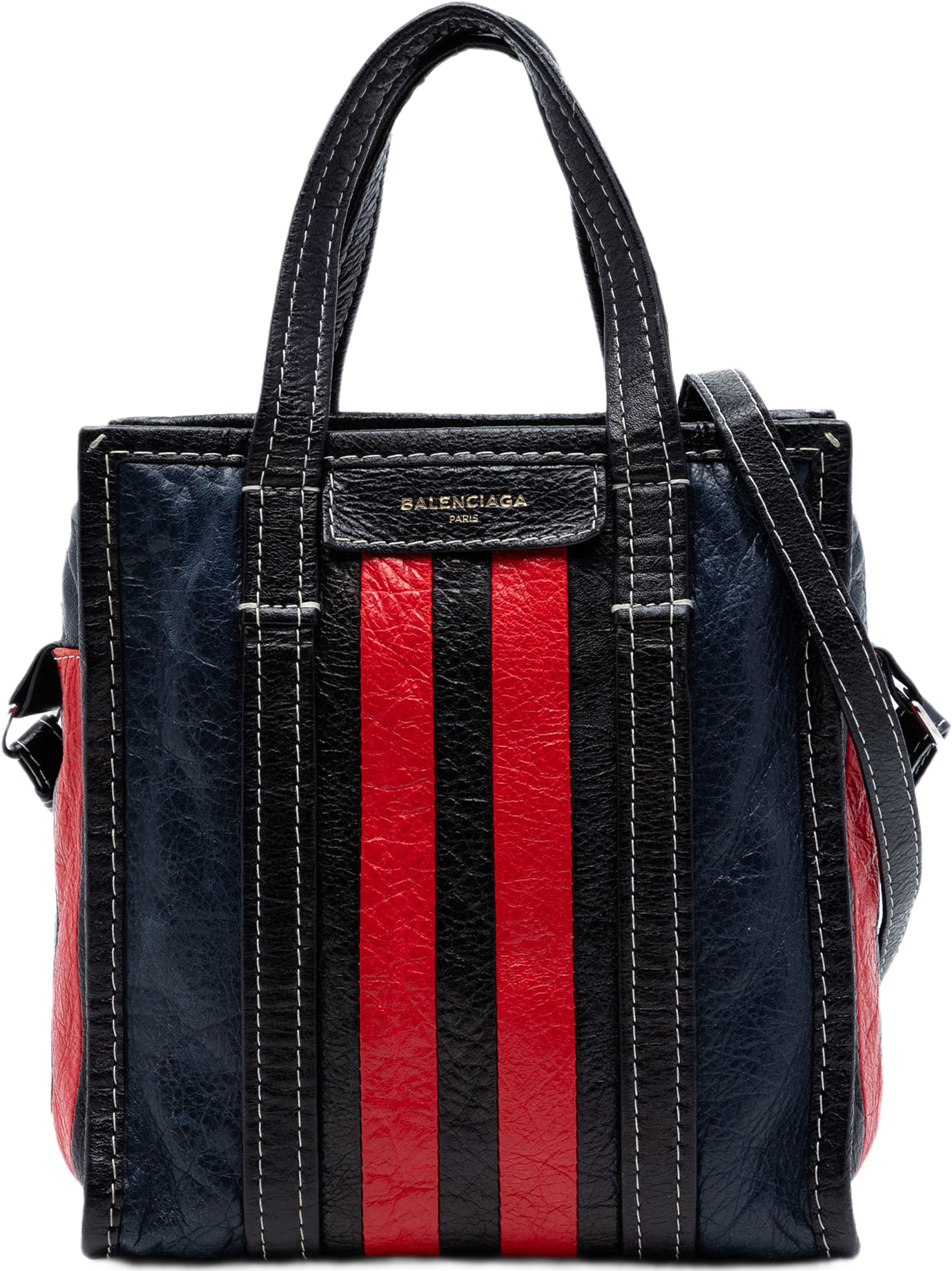 Balenciaga Lambskin Bazar Shopper Satchel Xs, från Luxclusif, i färgen svart. Klicka för att öppna bilden i stort format