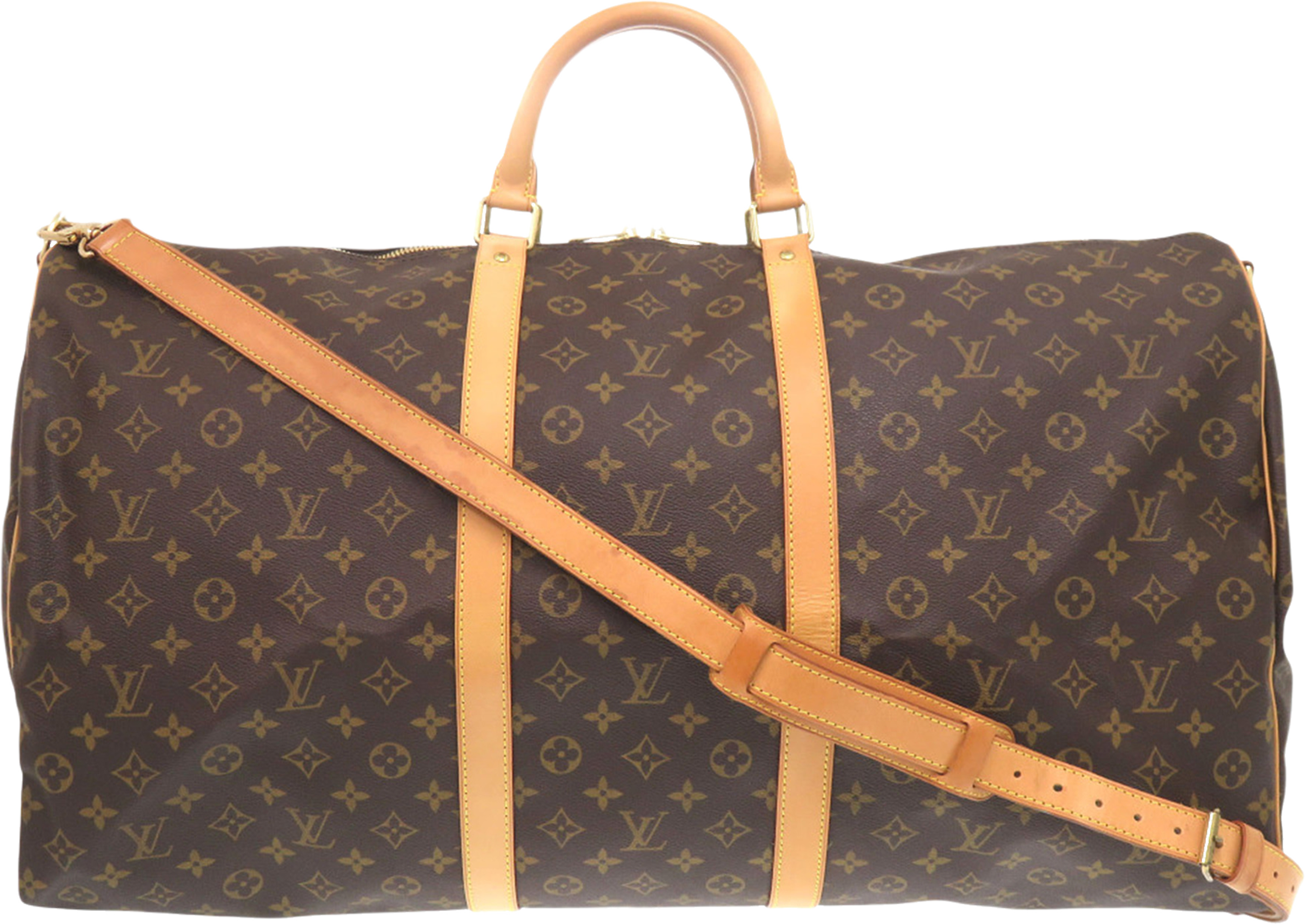 Louis Vuitton Monogram Keepall Bandouliere 60, från Luxclusif, i färgen brown. Klicka för att öppna bilden i stort format