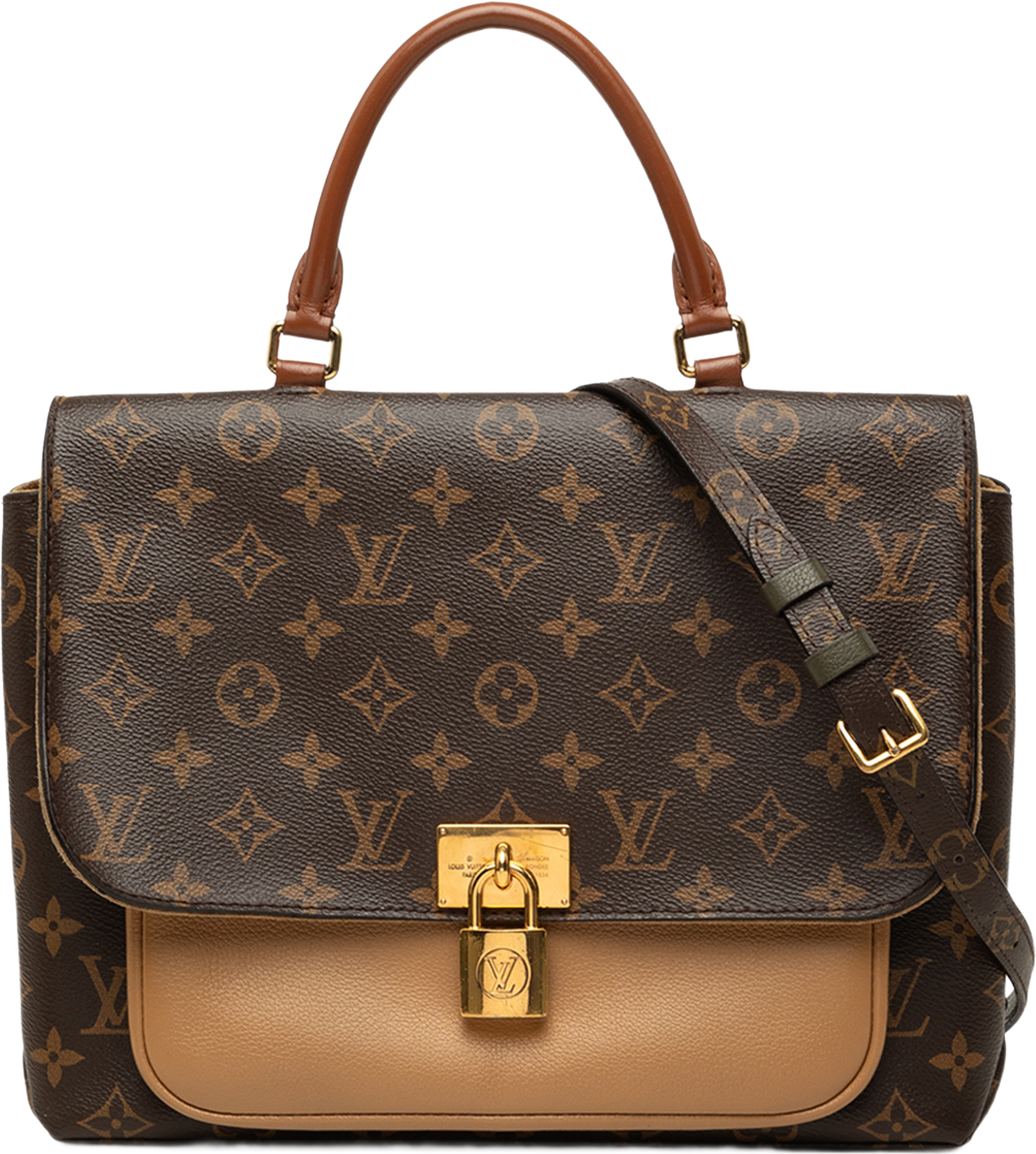 Louis Vuitton Monogram Marignan, från Luxclusif, i färgen brun. Klicka för att öppna bilden i stort format