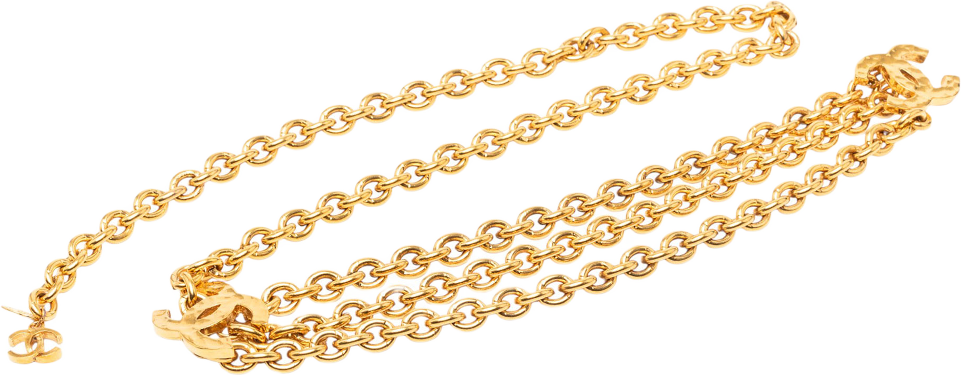 Chanel Gold Plated Cc Cable Chain Link Belt, från Luxclusif, i färgen gold. Klicka för att öppna bilden i stort format