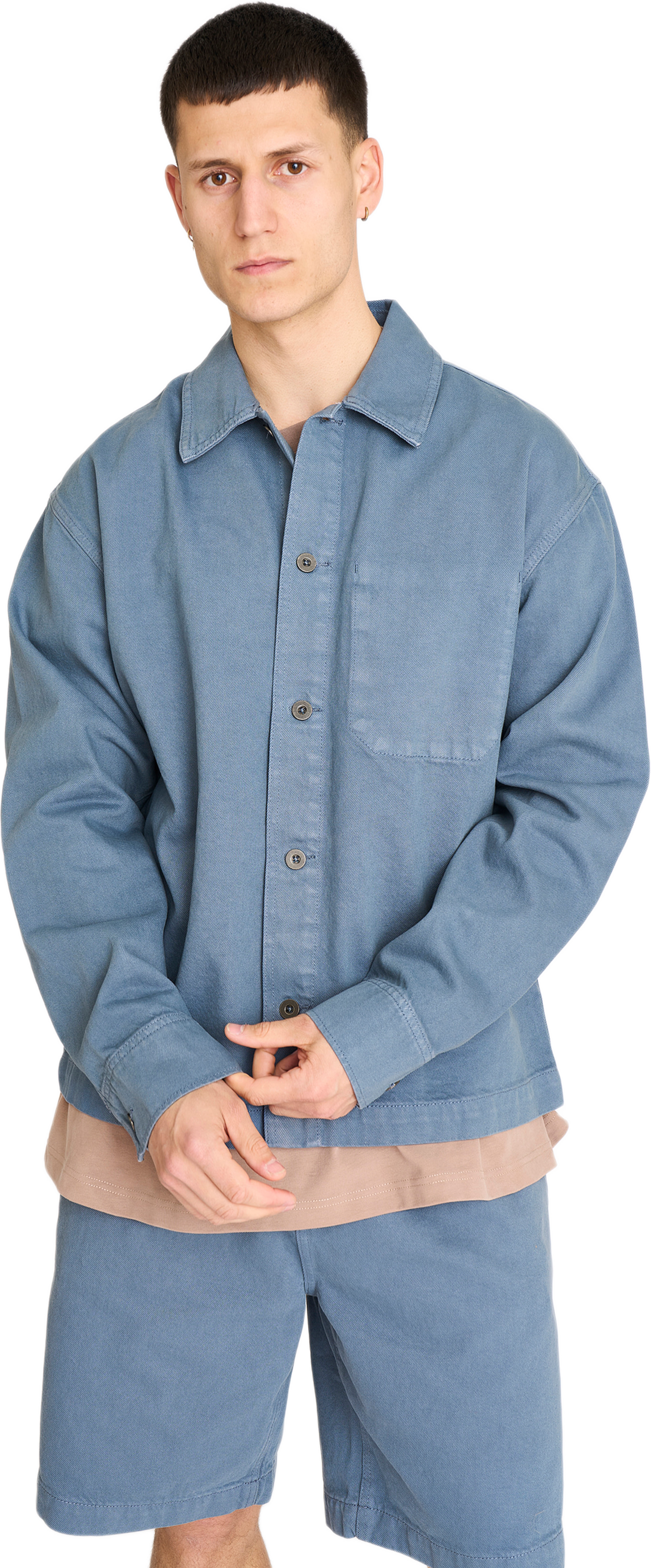 Overshirt Armstrong Bomull, från Resteröds, i färgen blue. Klicka för att öppna bilden i stort format