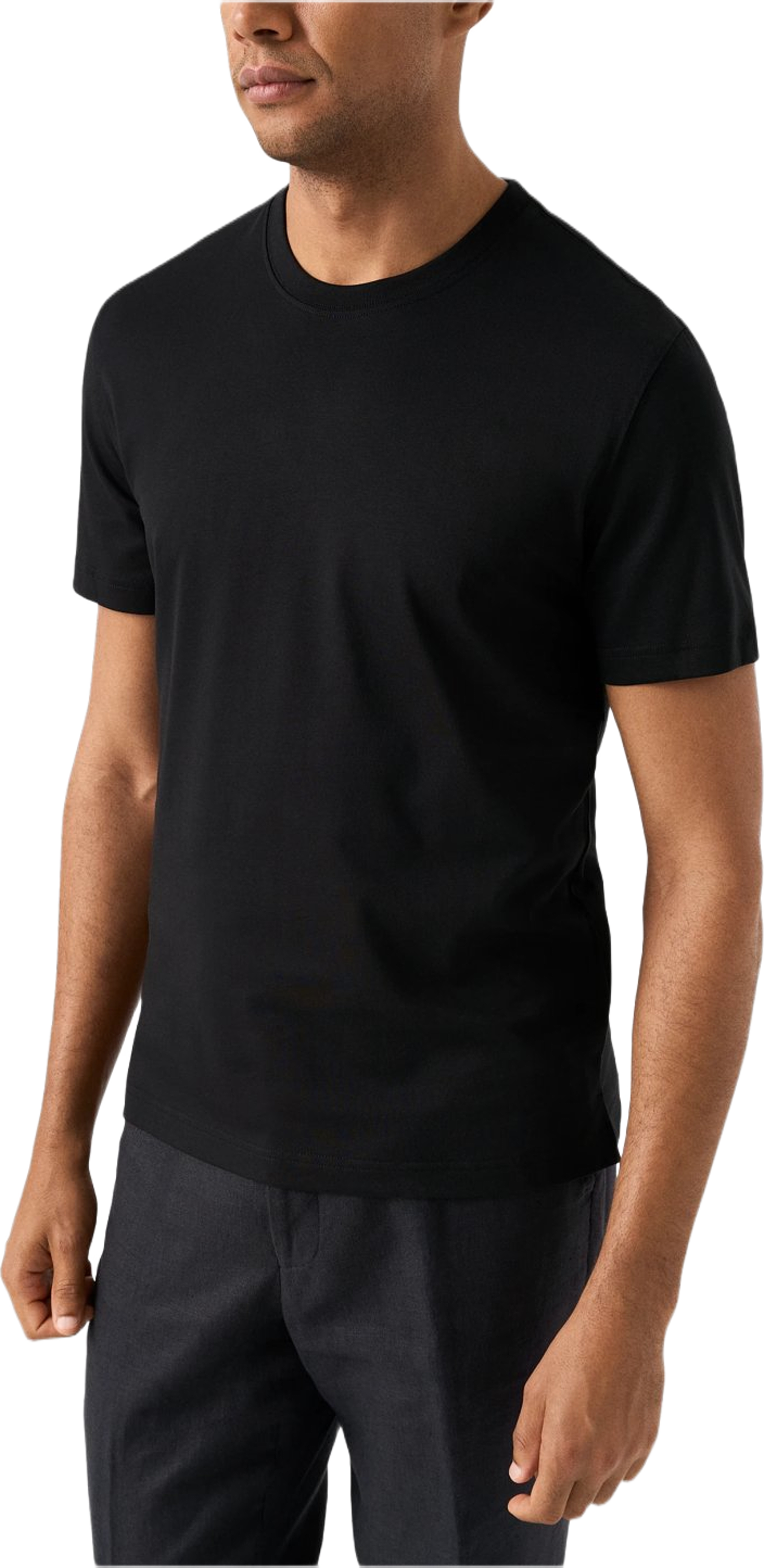 T-shirt I Single Jersey Supima-bomull, från Eton, i färgen black. Klicka för att öppna bilden i stort format