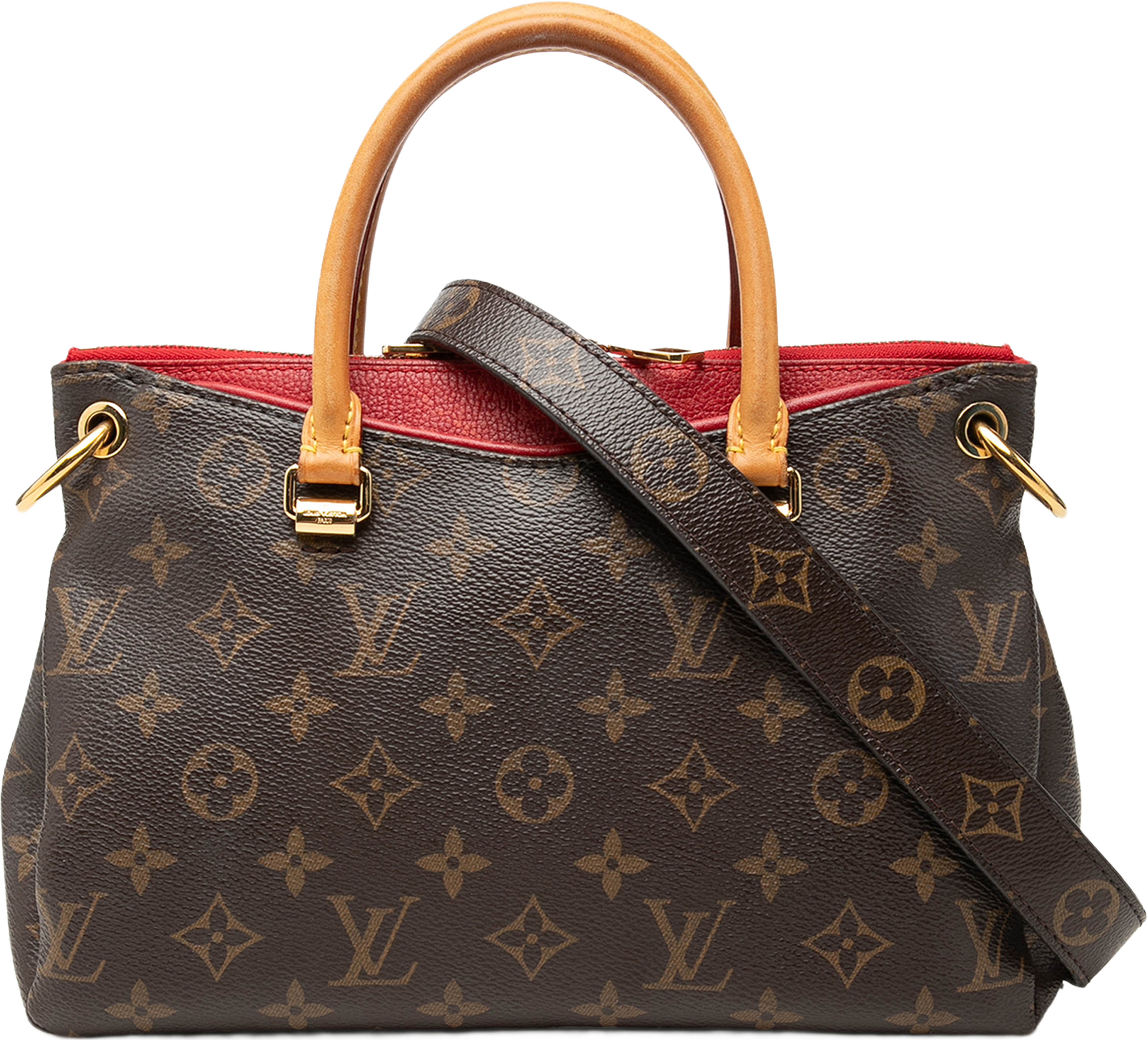 Louis Vuitton Monogram Pallas Bb, från Luxclusif, i färgen brun. Klicka för att öppna bilden i stort format