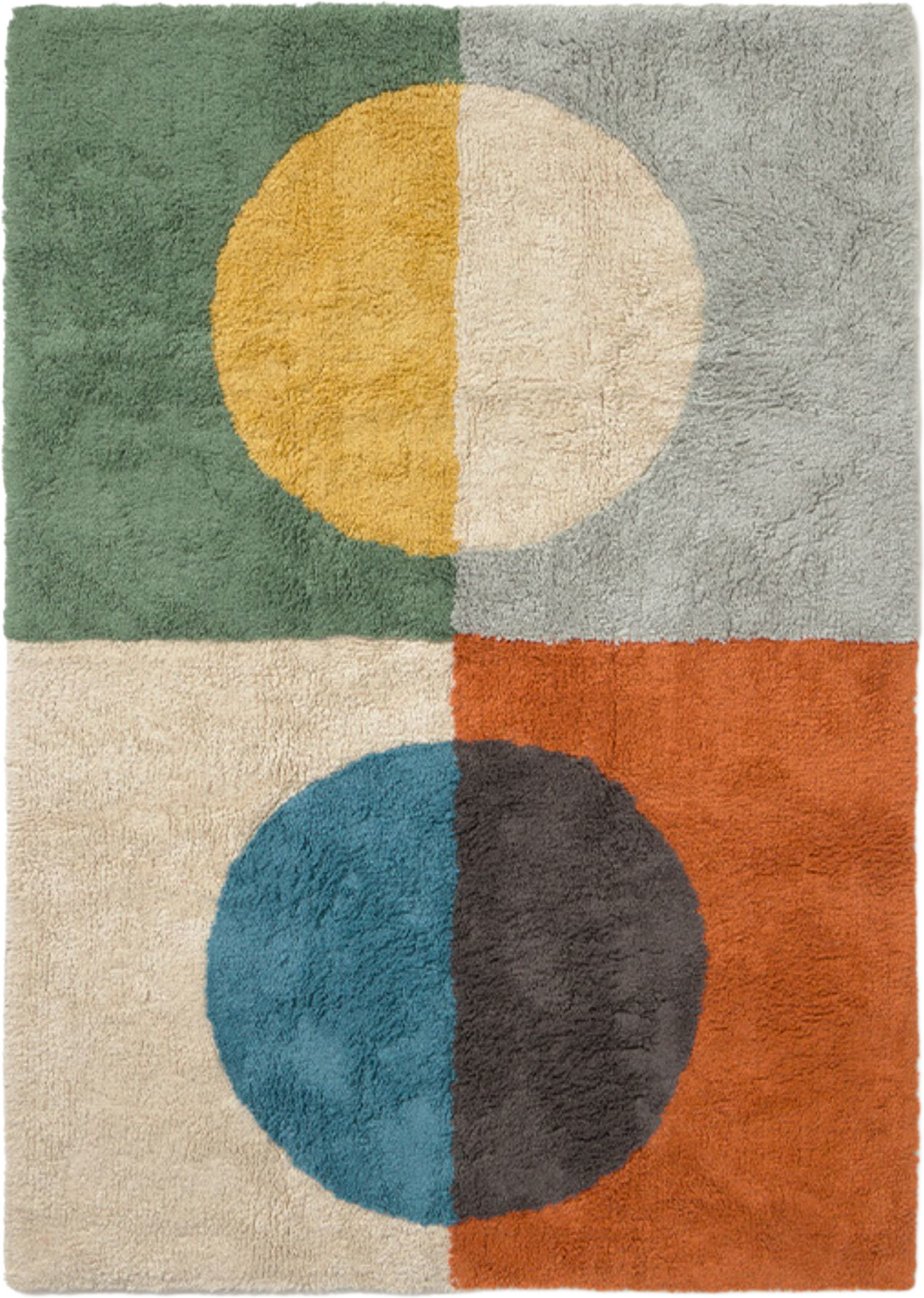 Tvättbar Matta Illusionslins, från LORENA CANALS, i färgen wahle blue, landon frost, naturlig, mörk honung. Klicka för att öppna bilden i stort format