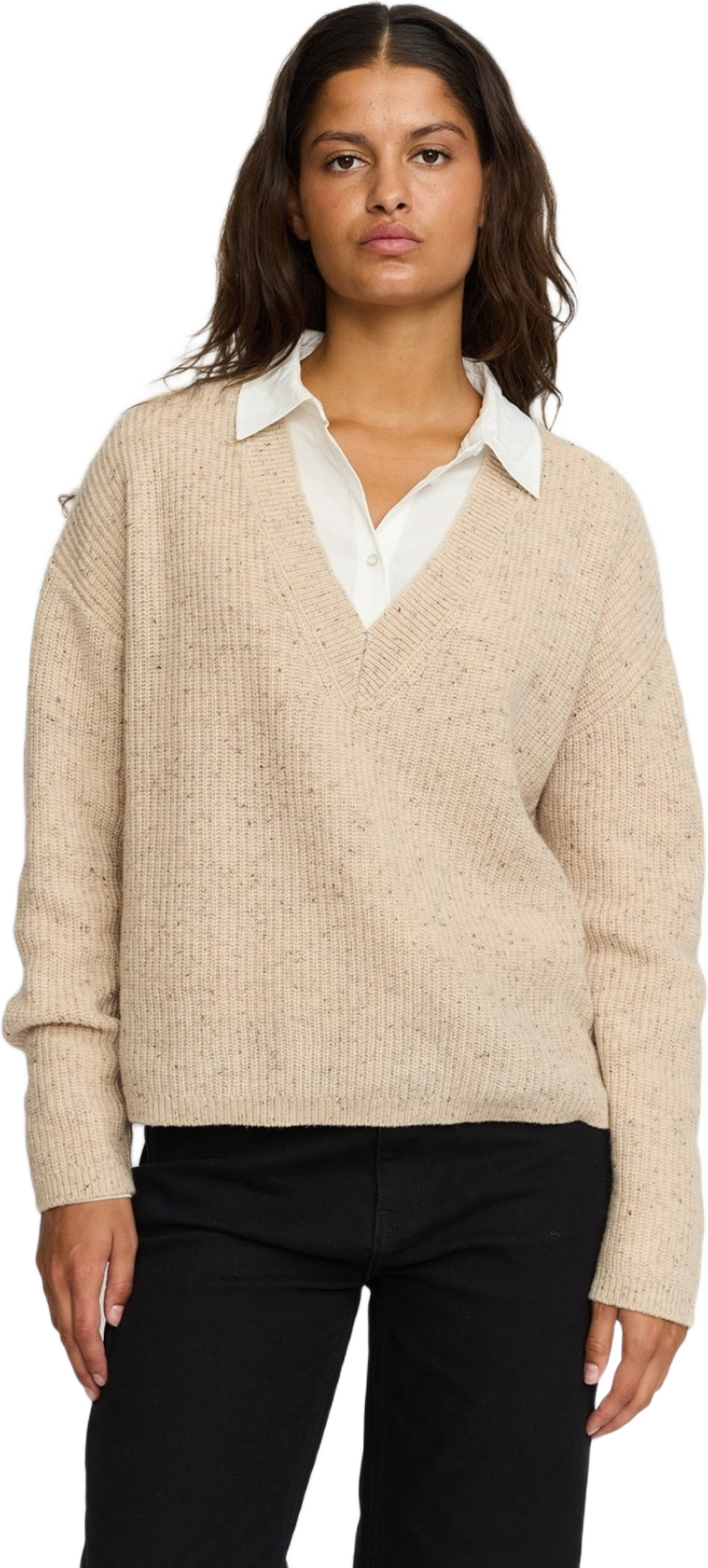 Srwest V-neck Knit - Nomad