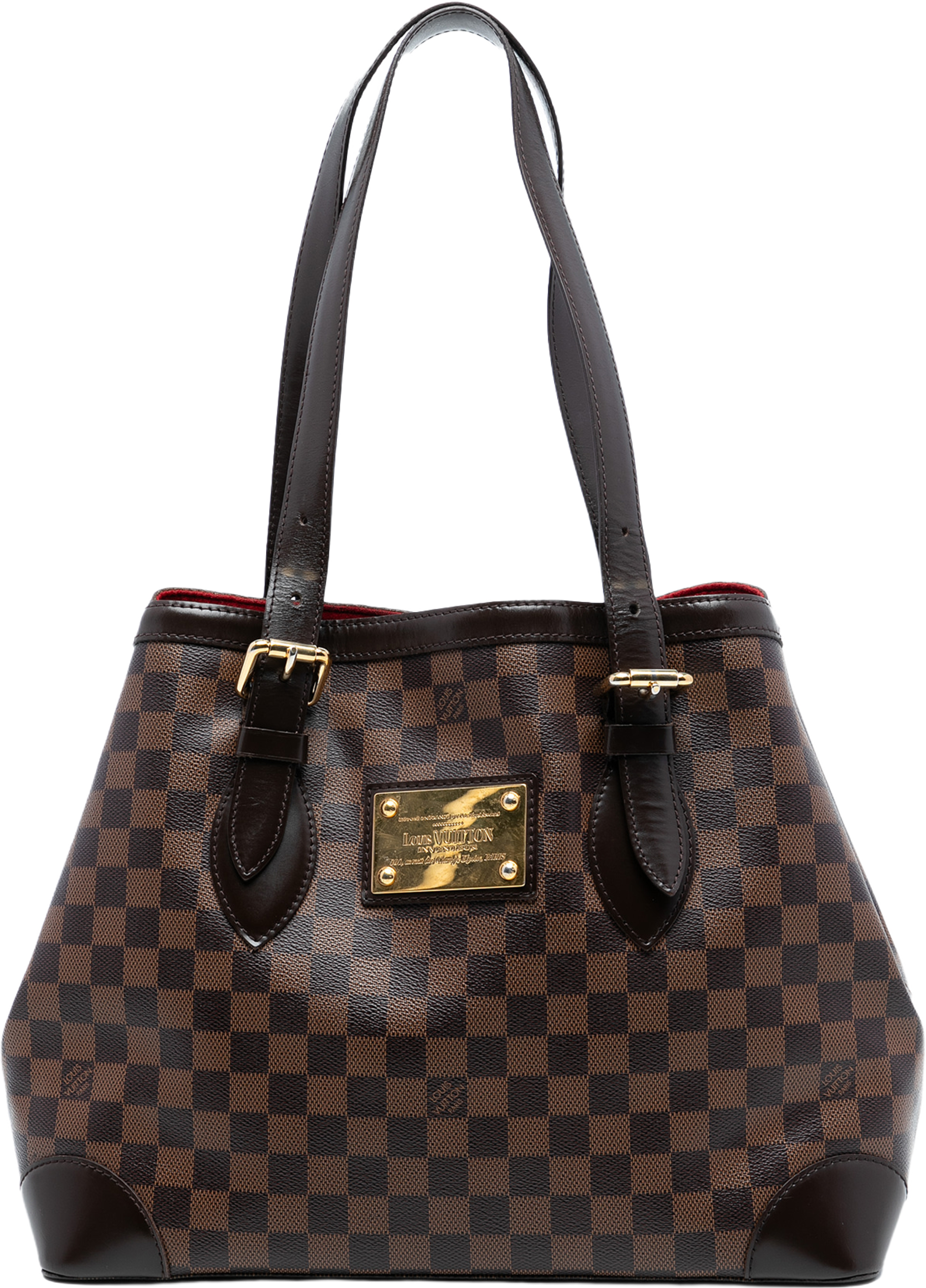 Louis Vuitton Damier Ebene Hampstead Mm, från Luxclusif, i färgen brown. Klicka för att öppna bilden i stort format