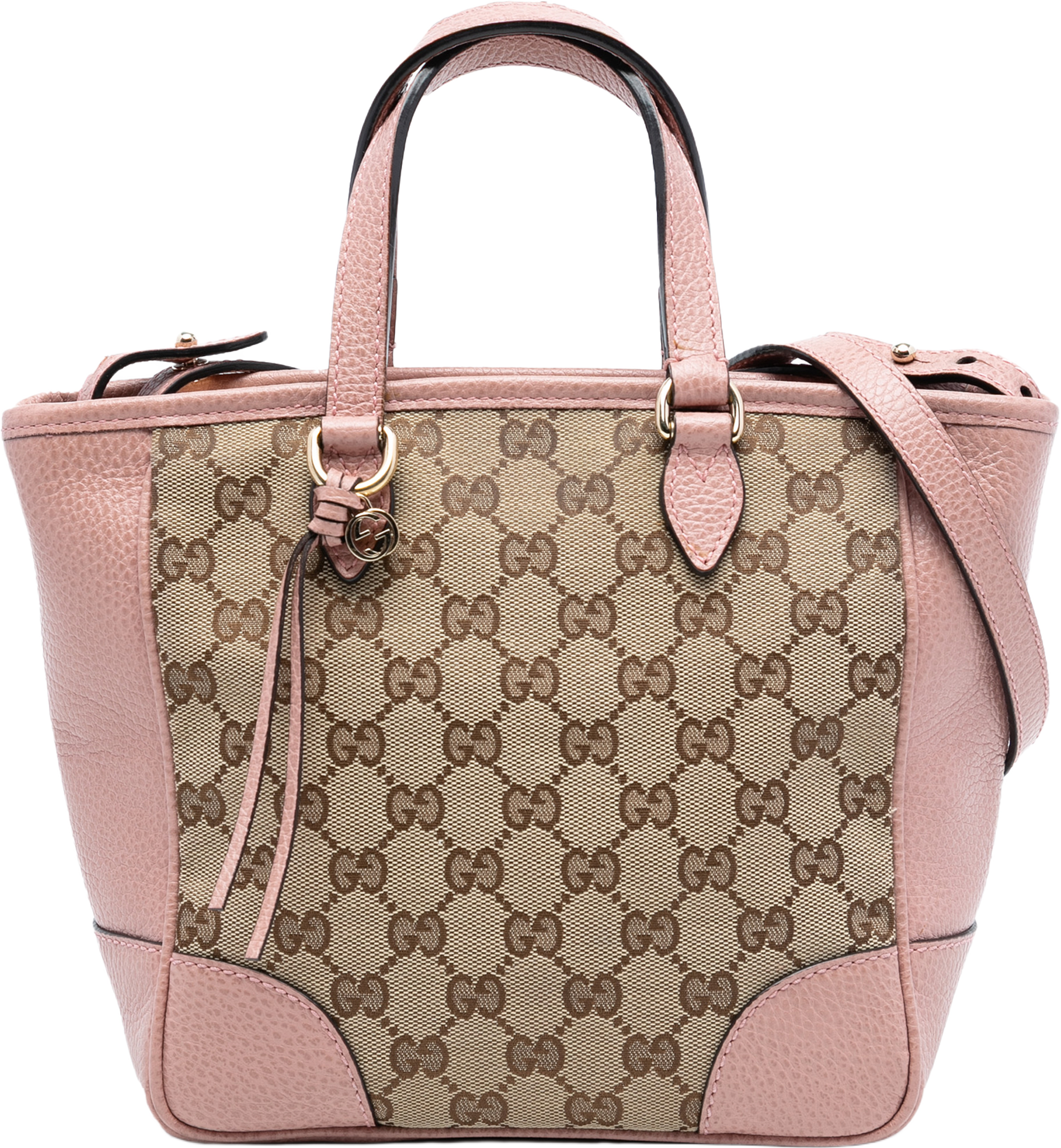 Gucci Small Gg Canvas Bree Satchel, från Luxclusif, i färgen beige. Klicka för att öppna bilden i stort format