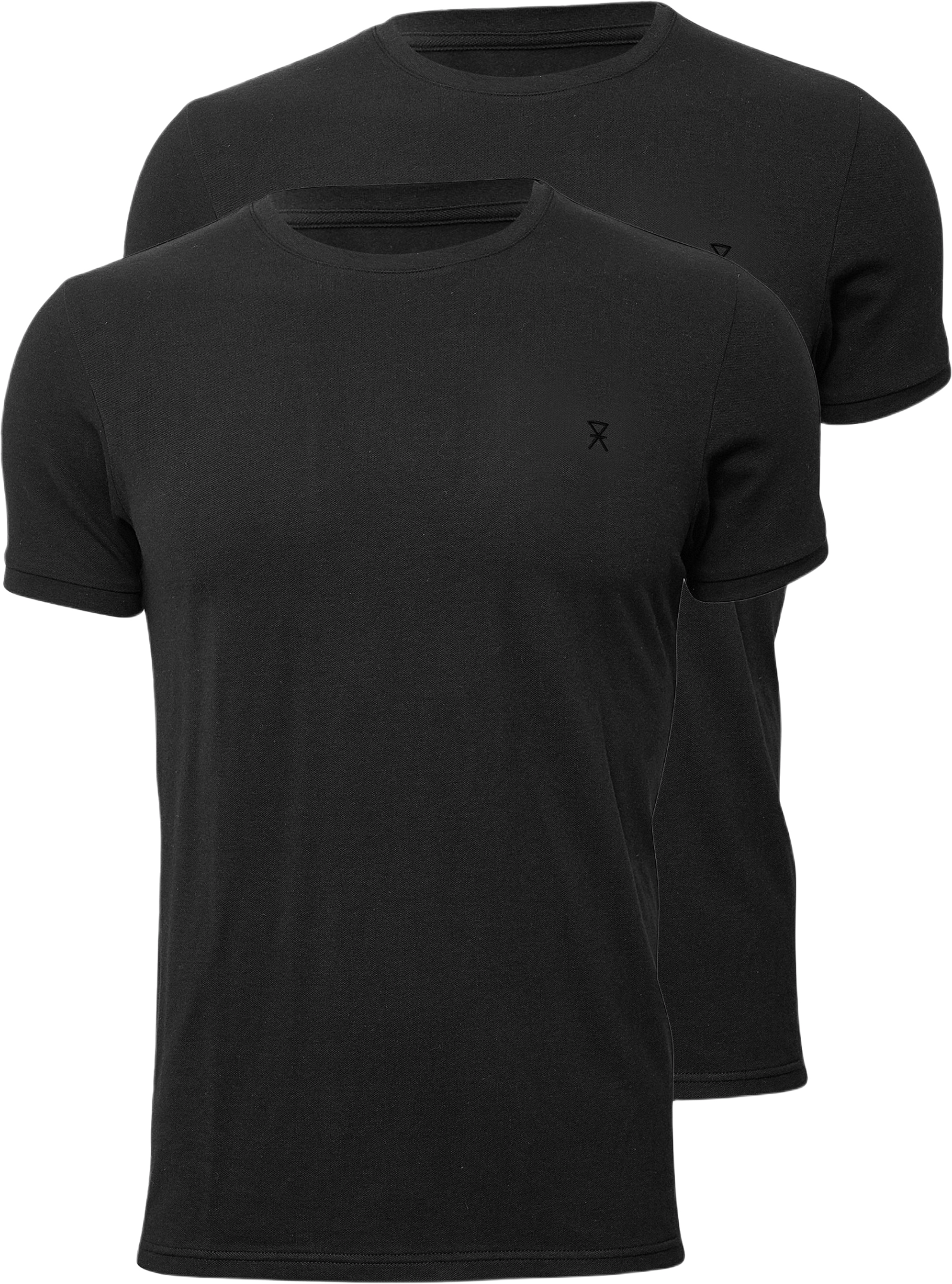 2-pack Bambu, Pique T-shirt, Navy