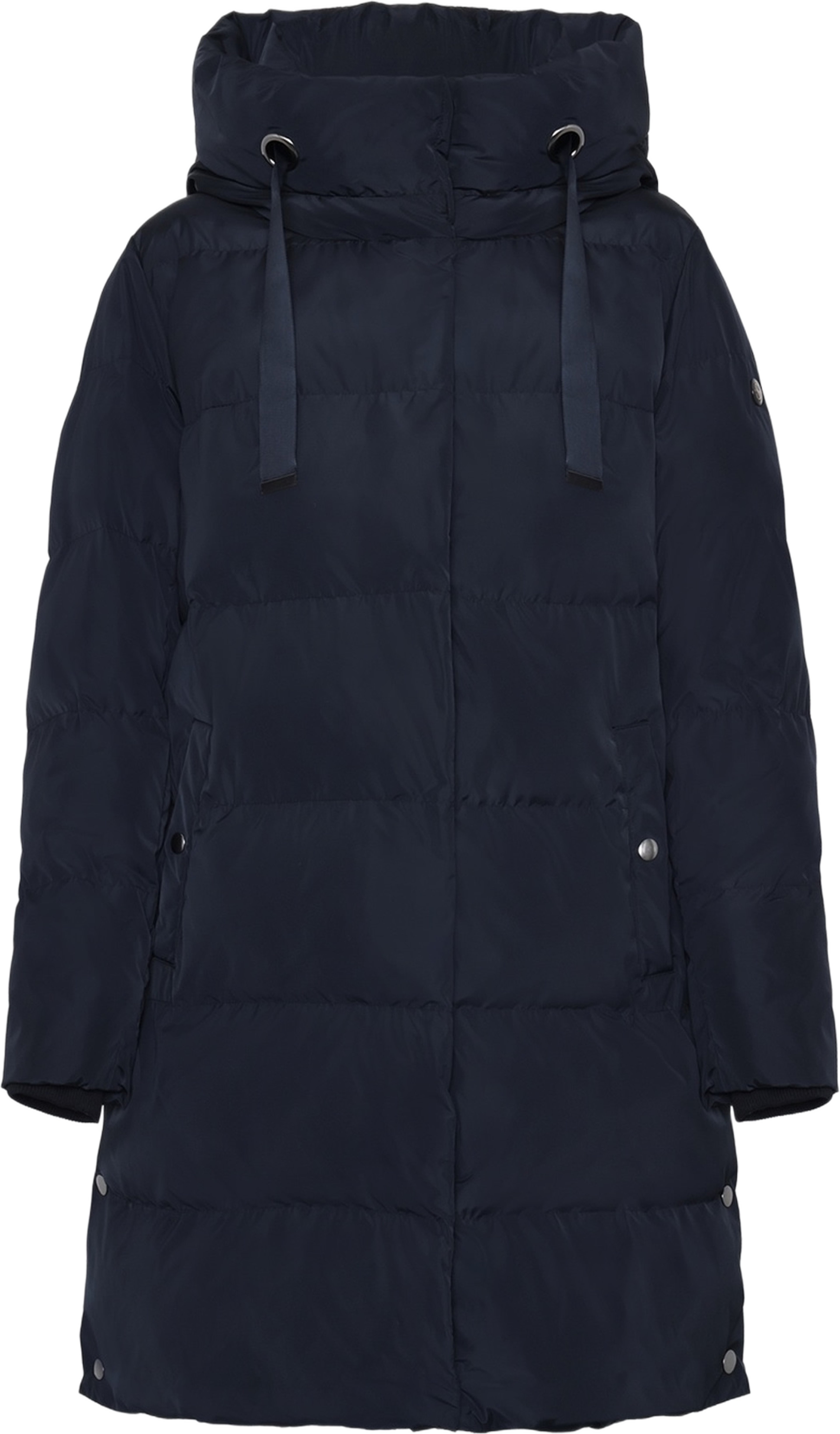 Leona Coat, från Saki, i färgen navy. Klicka för att öppna bilden i stort format