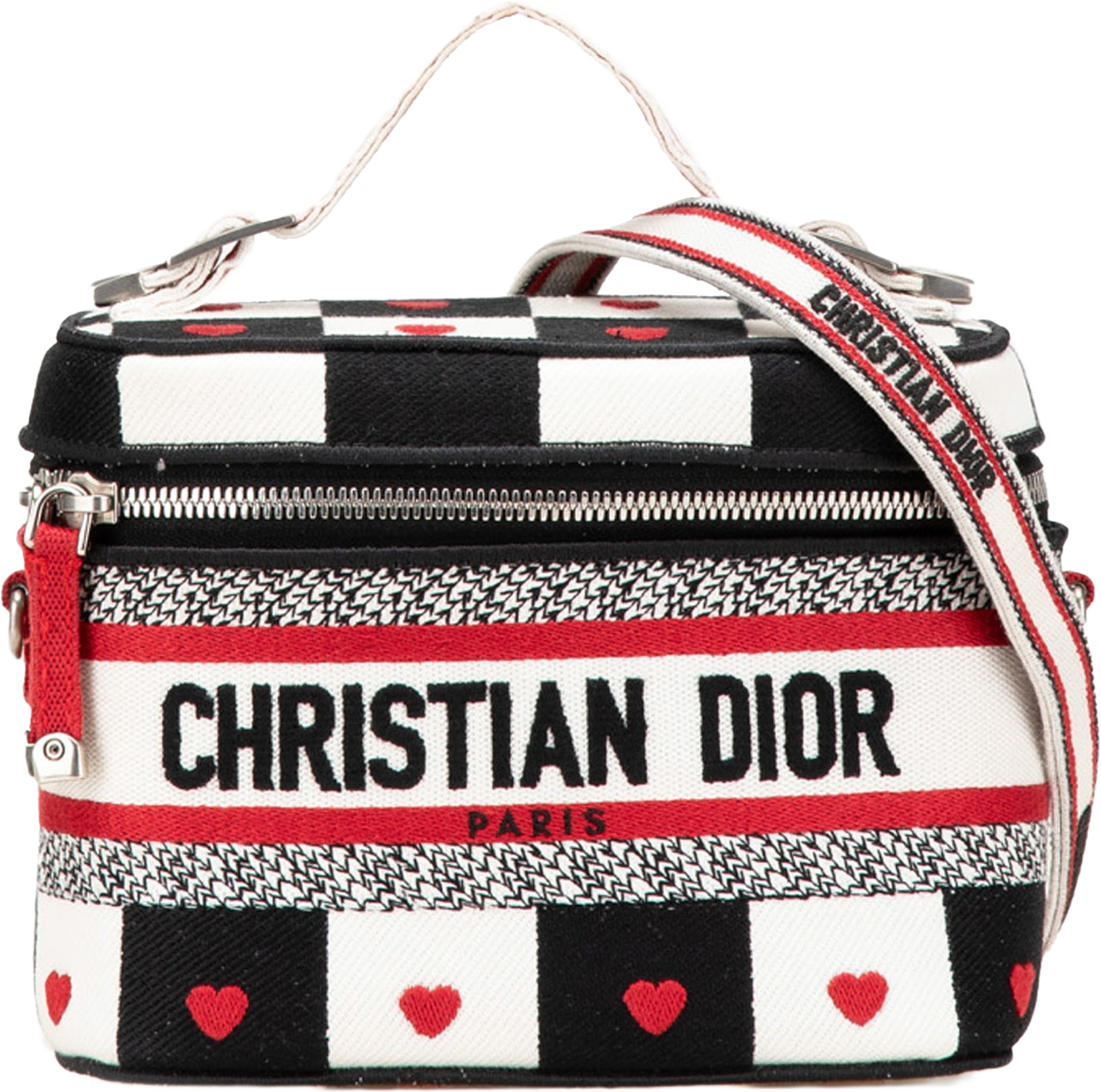 Dior Small Canvas Embroidered D Royaume D Amour Diortravel Vanity Case