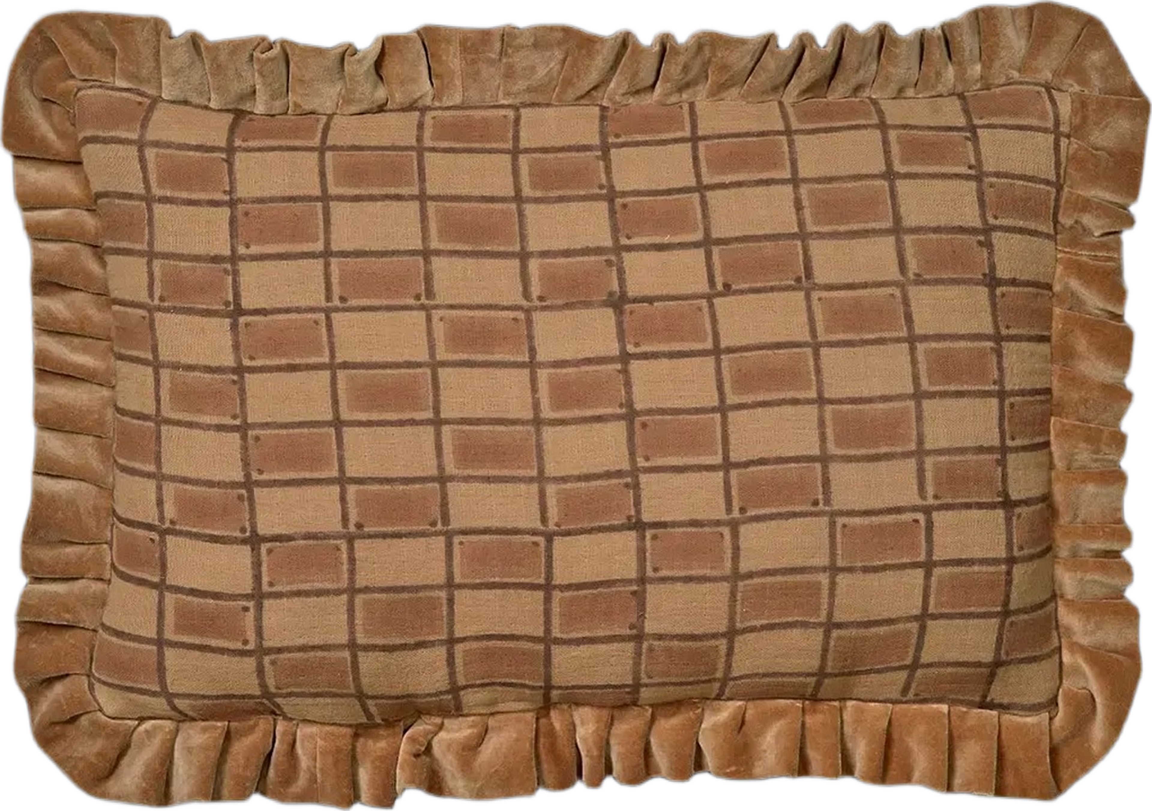 Kuddfodral Block, från Classic Collection, i färgen amber. Klicka för att öppna bilden i stort format