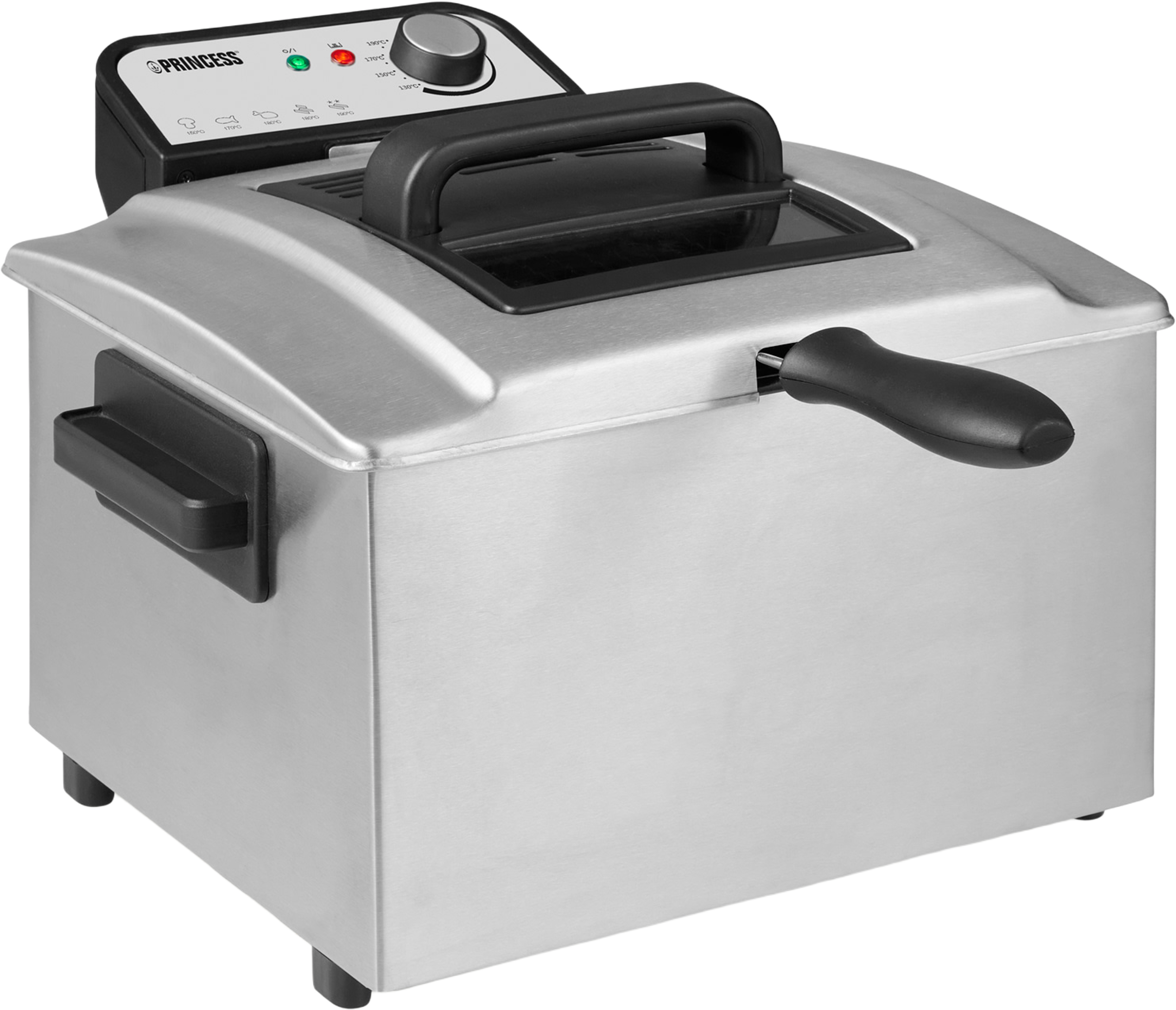 Fritös 5l Maxi 3270w Rostfritt Stål, från Princess, i färgen silver. Klicka för att öppna bilden i stort format