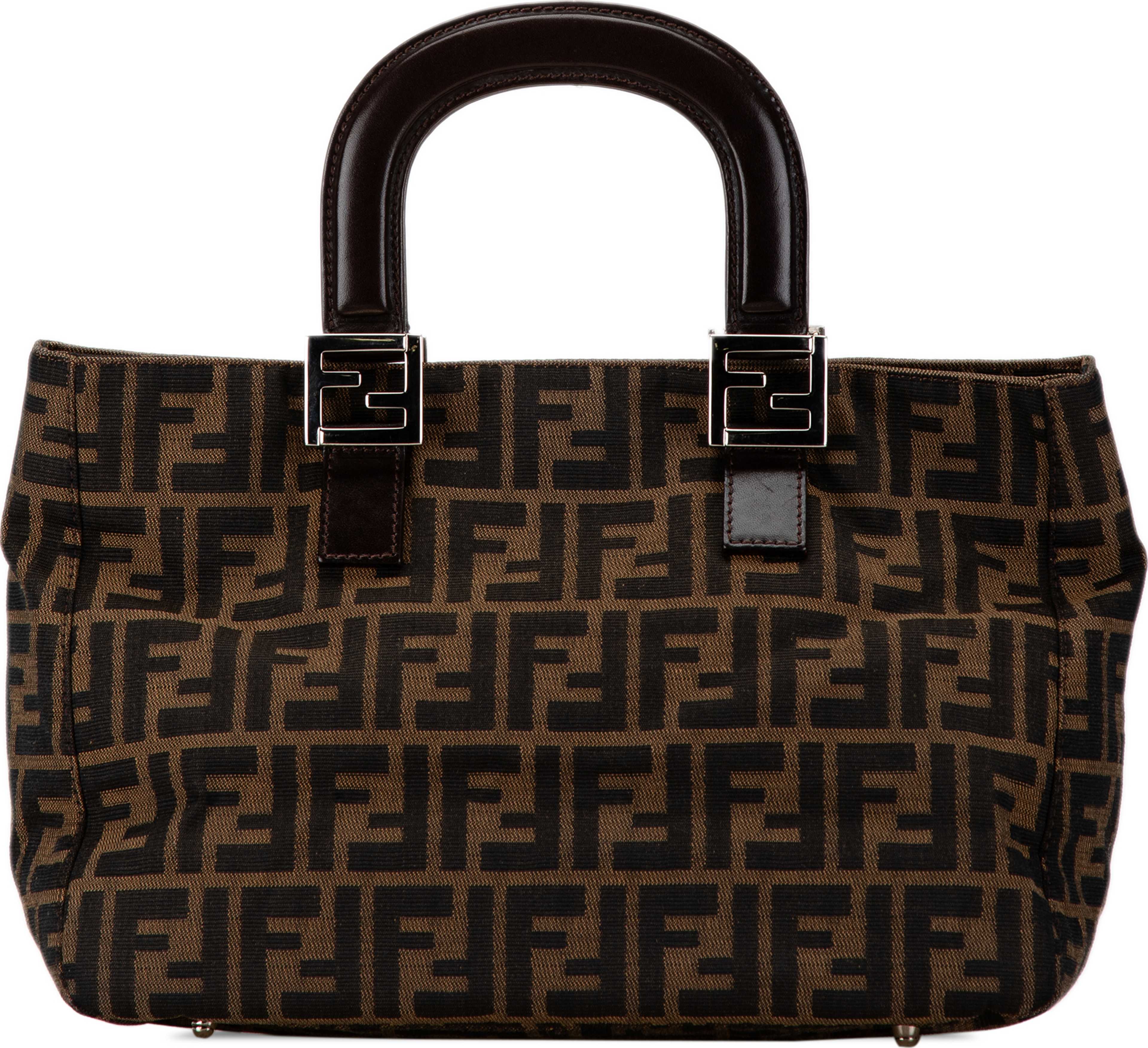 Fendi Small Zucca Canvas Twins Tote