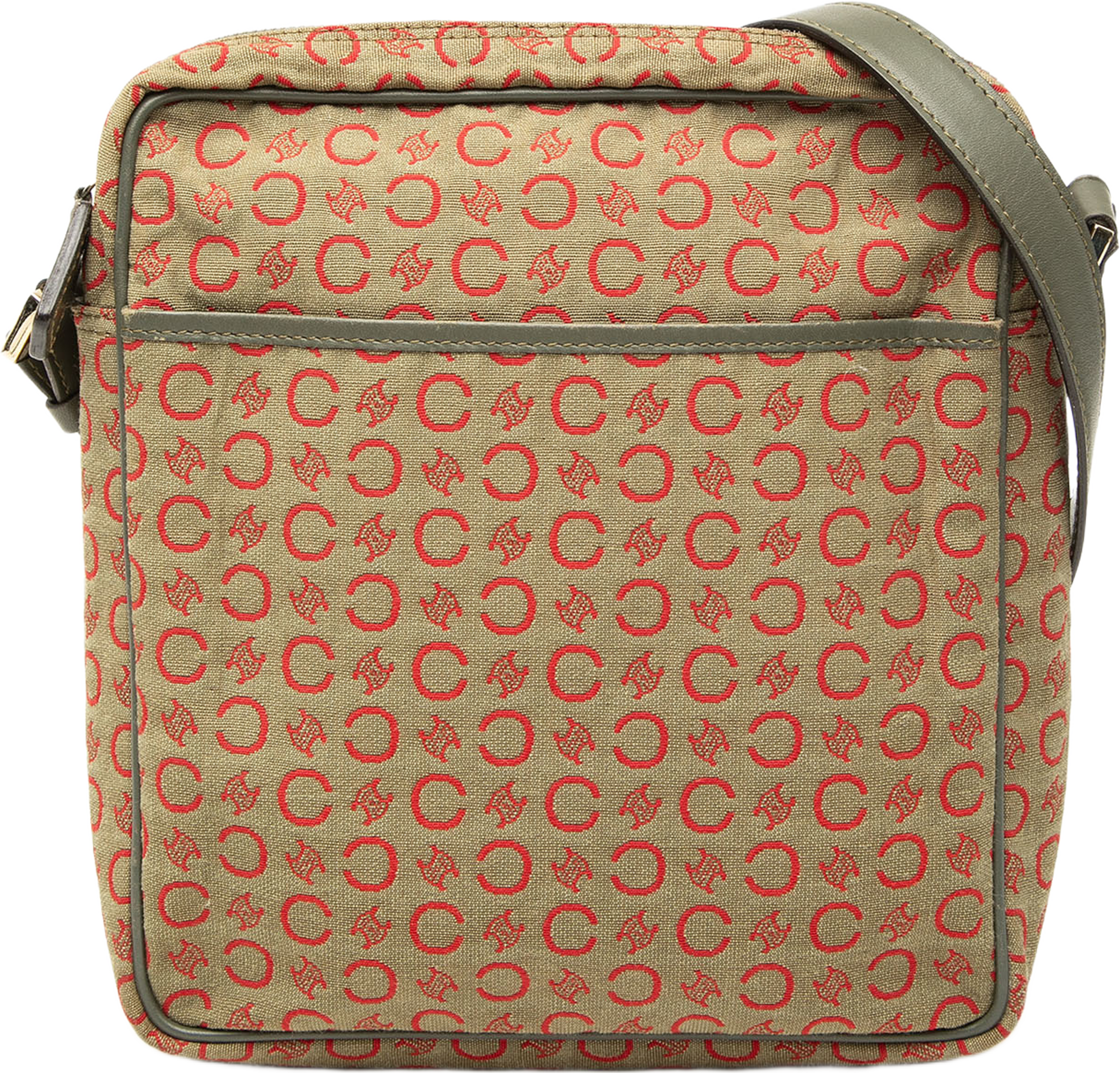 Celine C Macadam Canvas Crossbody, från Luxclusif, i färgen beige. Klicka för att öppna bilden i stort format
