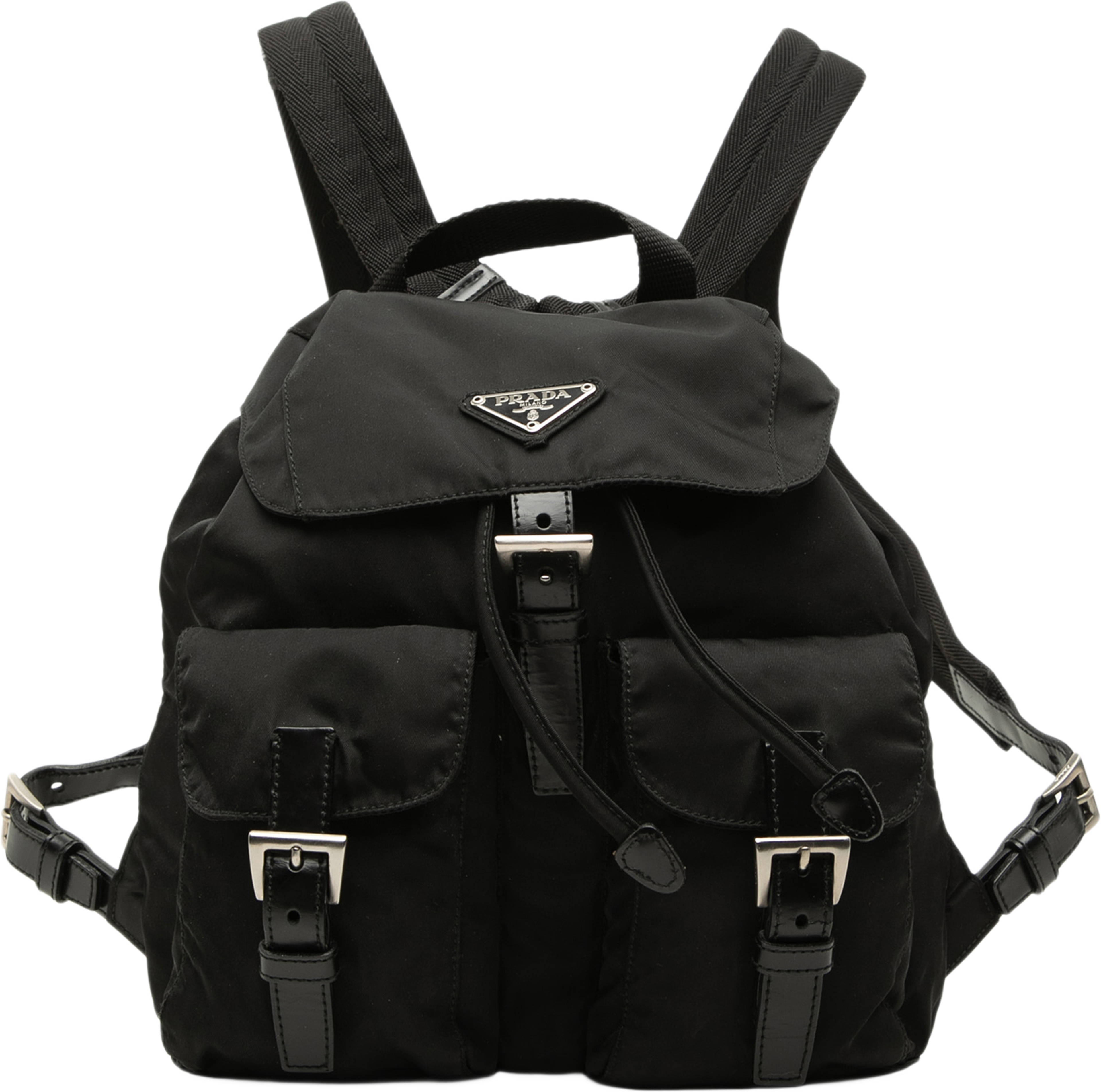 Prada Tessuto Backpack, från Luxclusif, i färgen svart. Klicka för att öppna bilden i stort format