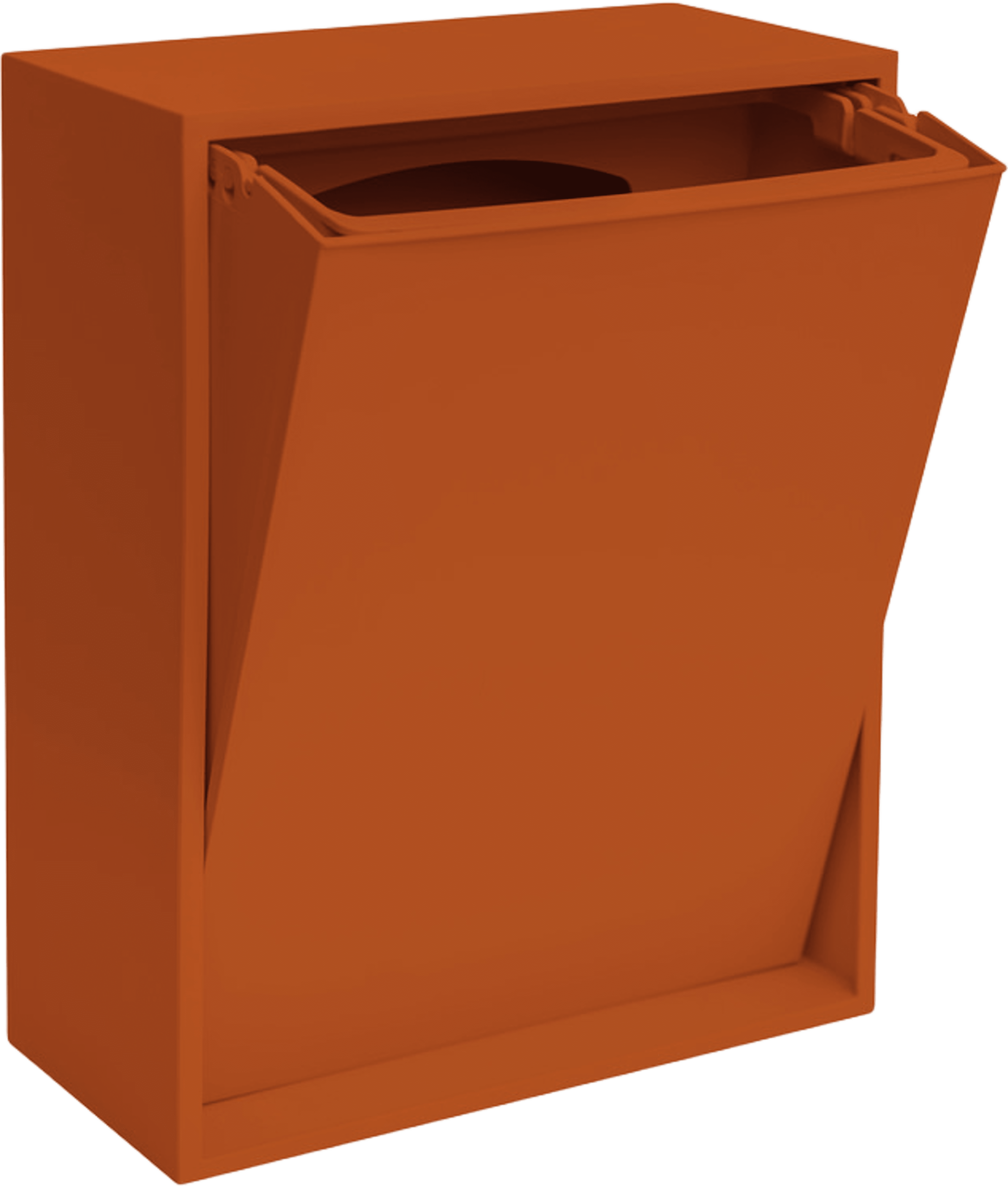Recycling Box, från ReCollector, i färgen nordic sunset. Klicka för att öppna bilden i stort format