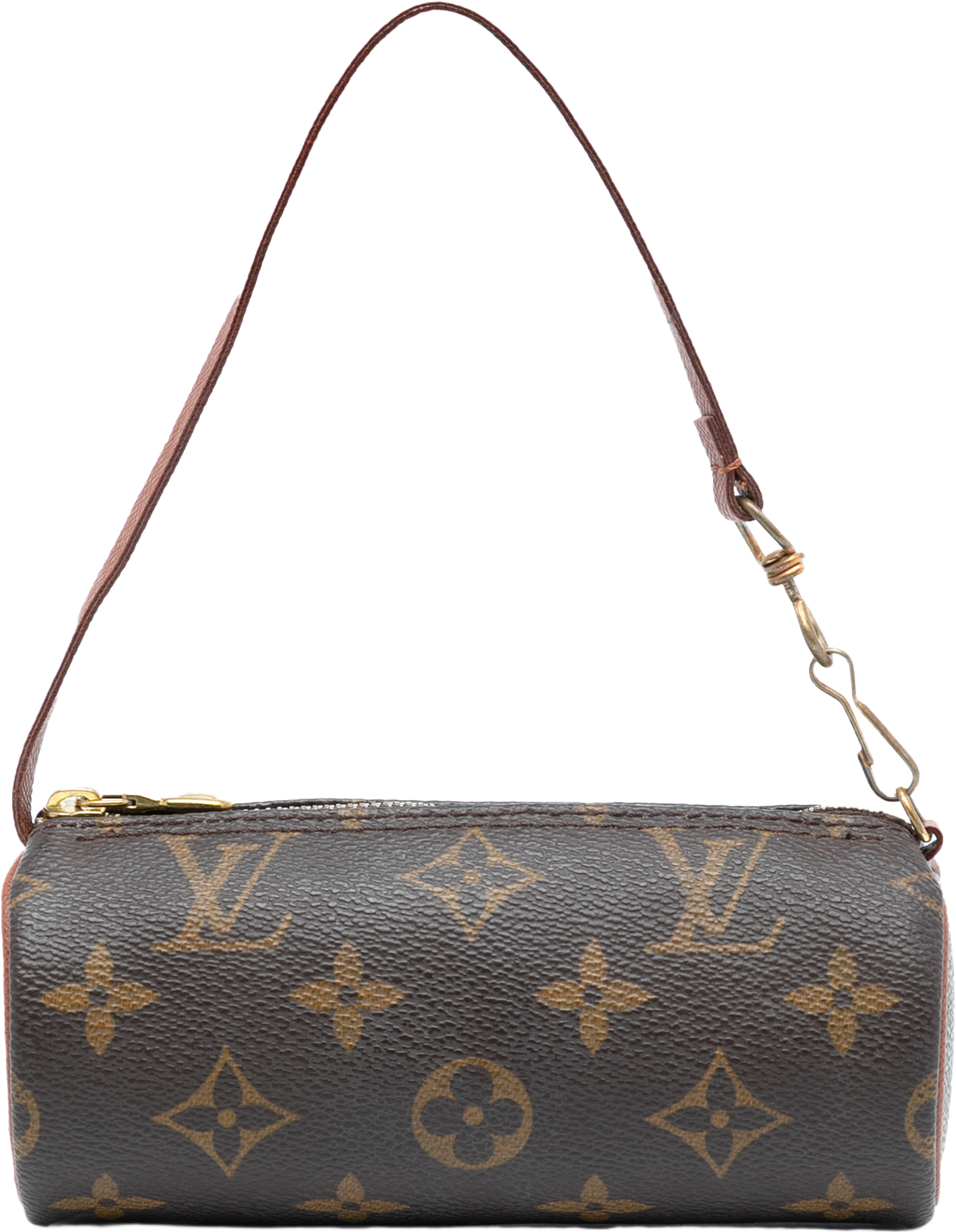 Louis Vuitton Monogram Papillon Pochette, från Luxclusif, i färgen brown. Klicka för att öppna bilden i stort format