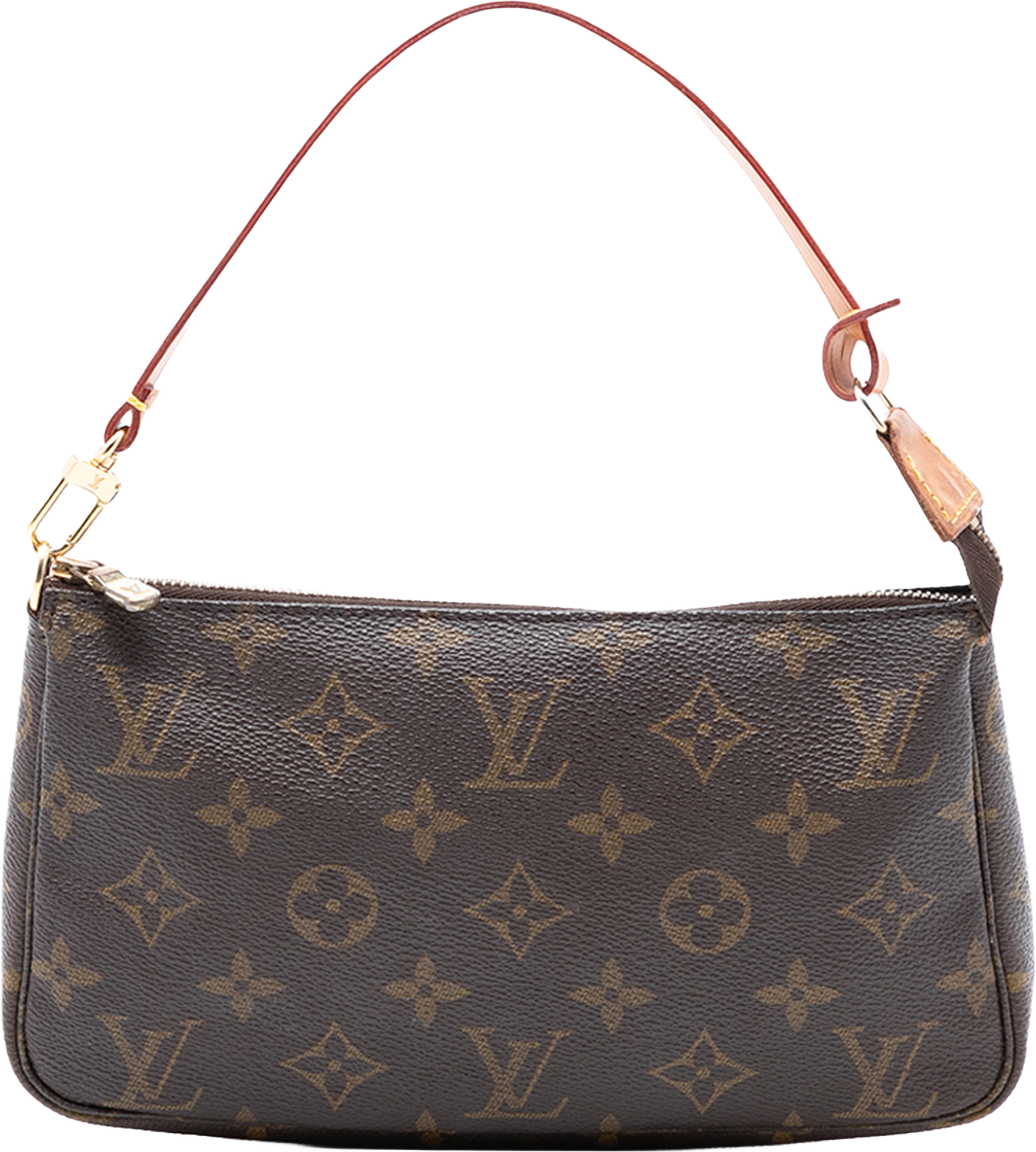 Louis Vuitton Monogram Pochette Accessoires, från Luxclusif, i färgen brown. Klicka för att öppna bilden i stort format