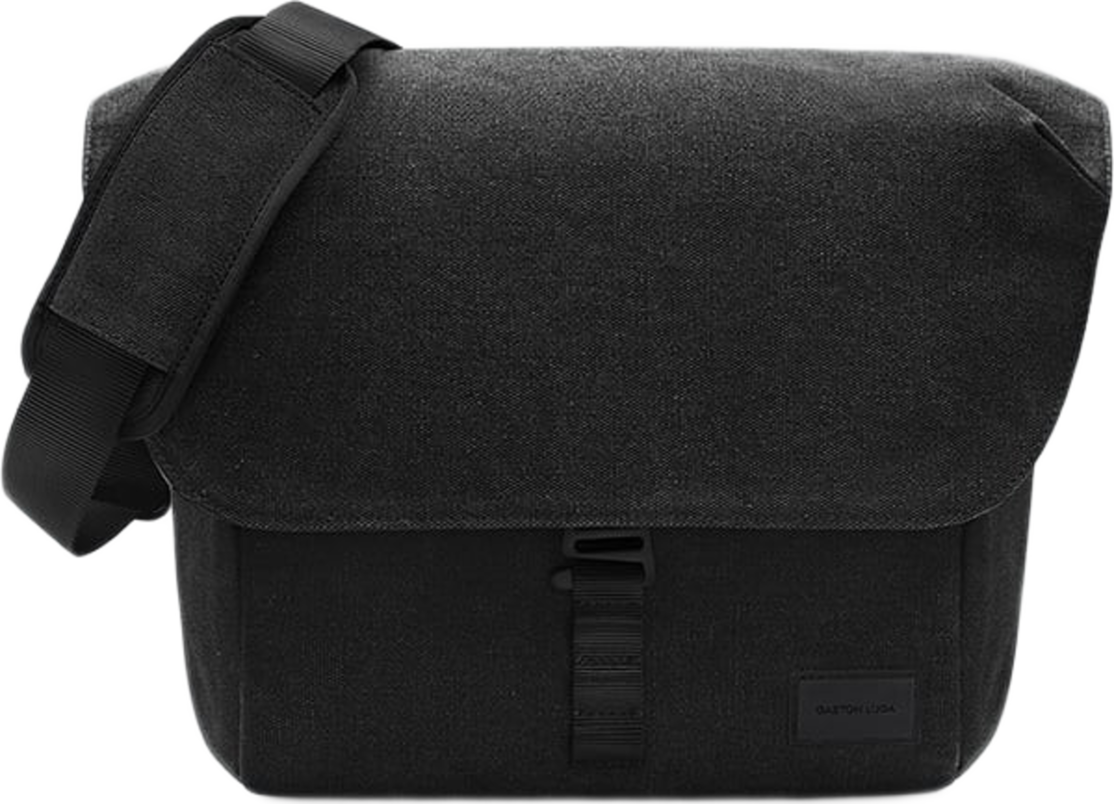 Spläsh Messenger 14", från Gaston Luga, i färgen weave black. Klicka för att öppna bilden i stort format