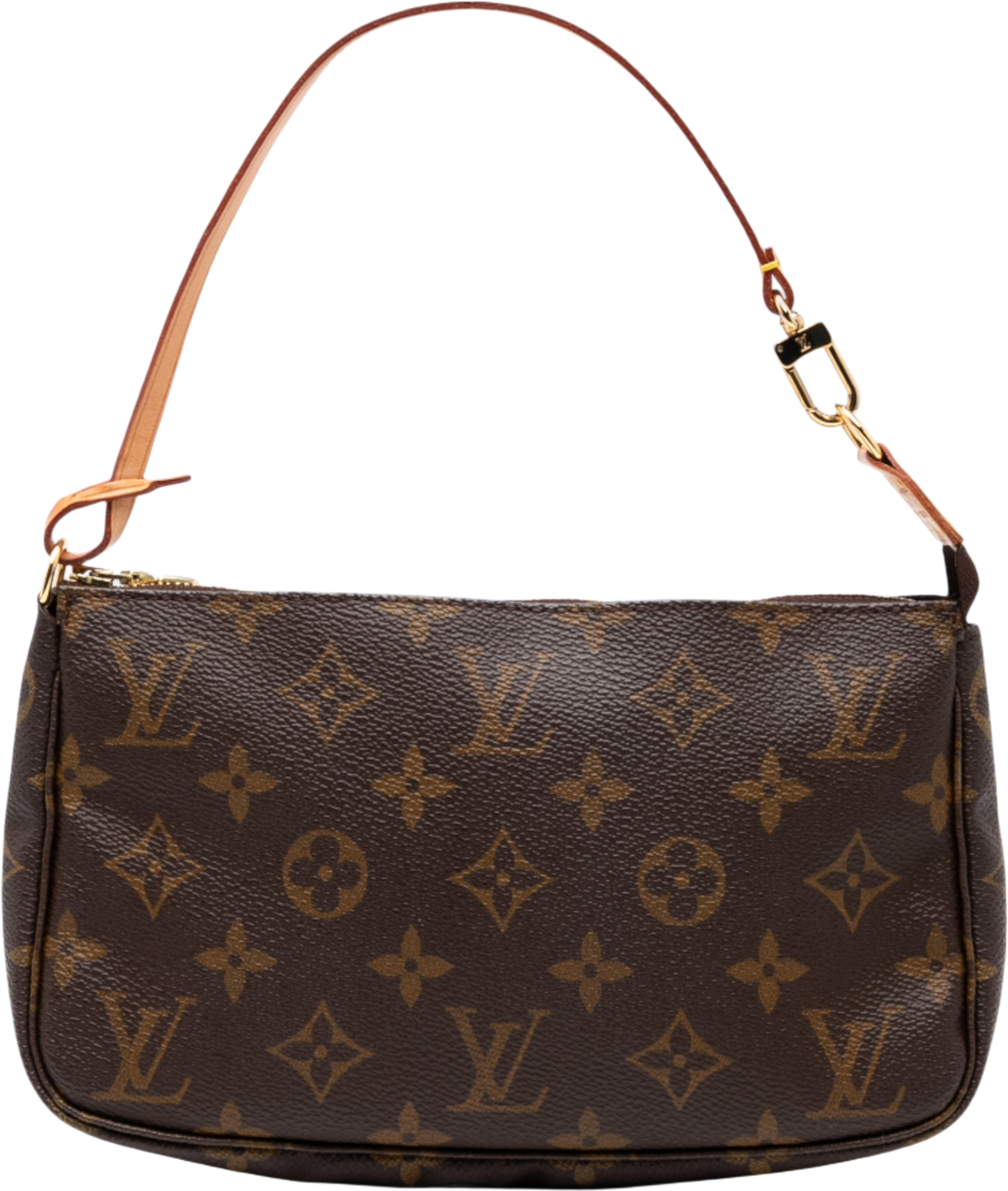 Louis Vuitton Monogram Pochette Accessoires, från Luxclusif, i färgen brown. Klicka för att öppna bilden i stort format