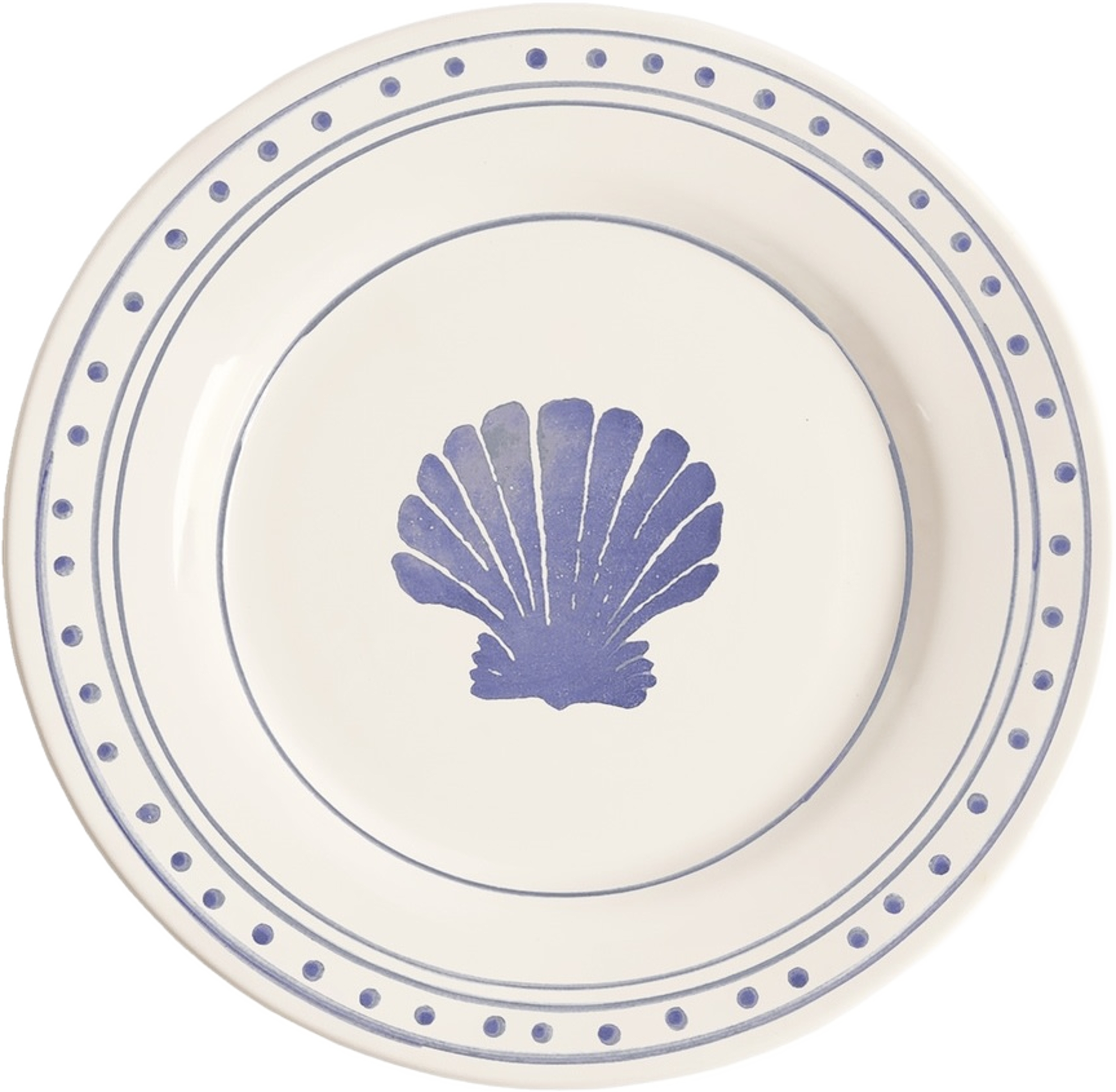 Shell Assiett - 22 Cm, från Pick A Poppy, i färgen dark blue. Klicka för att öppna bilden i stort format