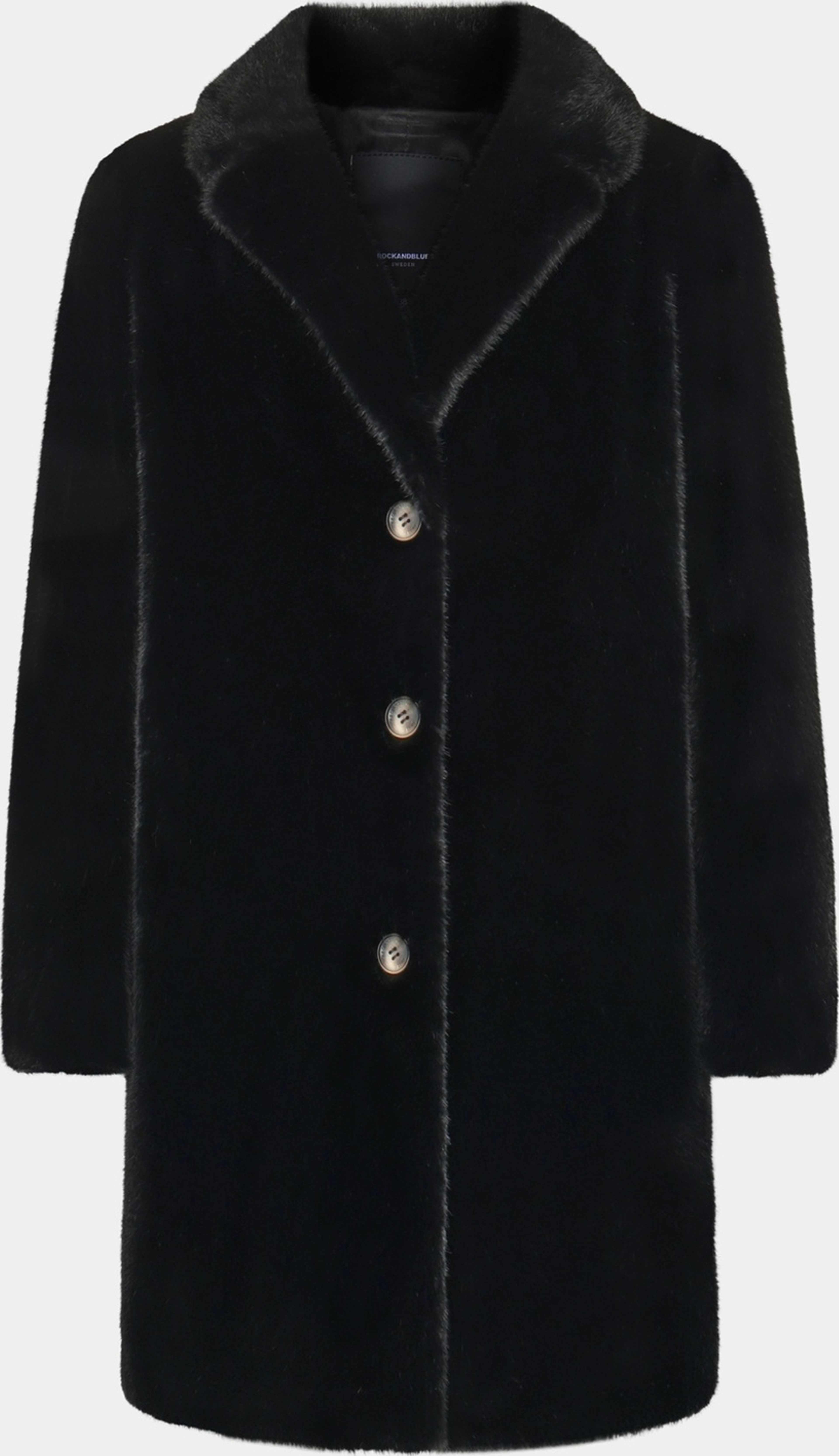 Babette Coat, från ROCKANDBLUE, i färgen black. Klicka för att öppna bilden i stort format