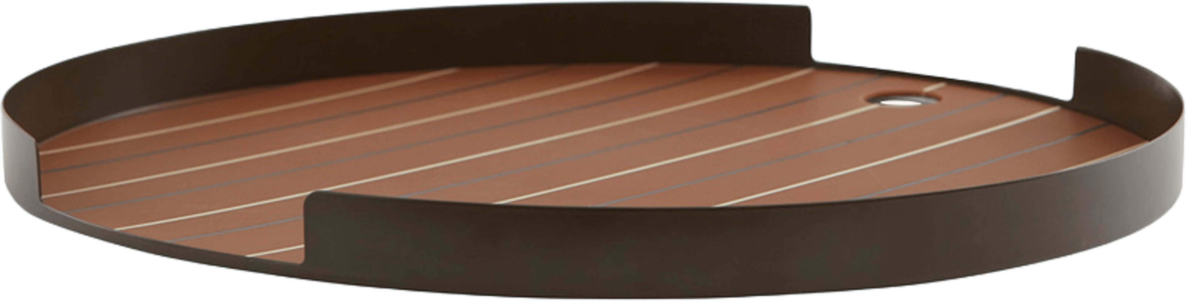 Oka Tray, från OYOY Living, i färgen choko. Klicka för att öppna bilden i stort format