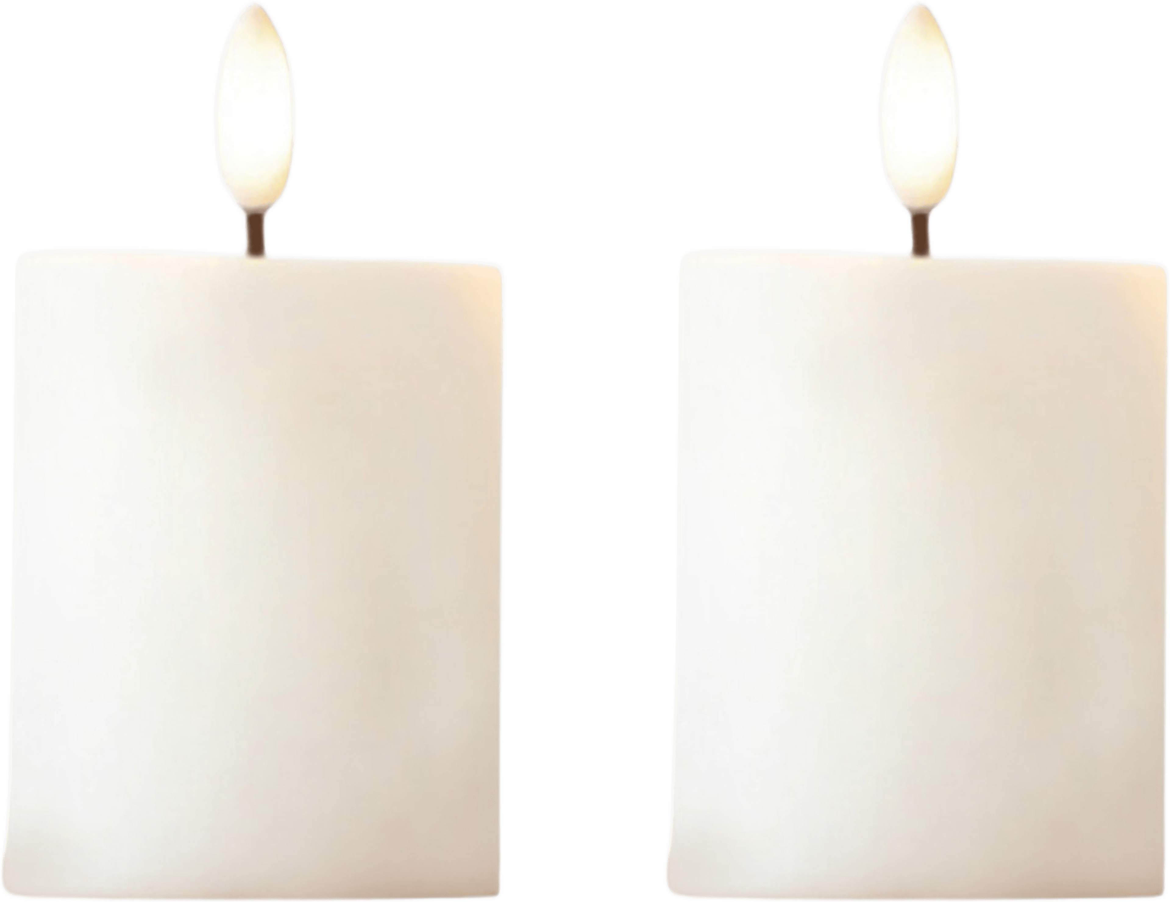 Sia Led-blockljus Uppladdningsbart. 2 St., från Led Nordic, i färgen vit. Klicka för att öppna bilden i stort format