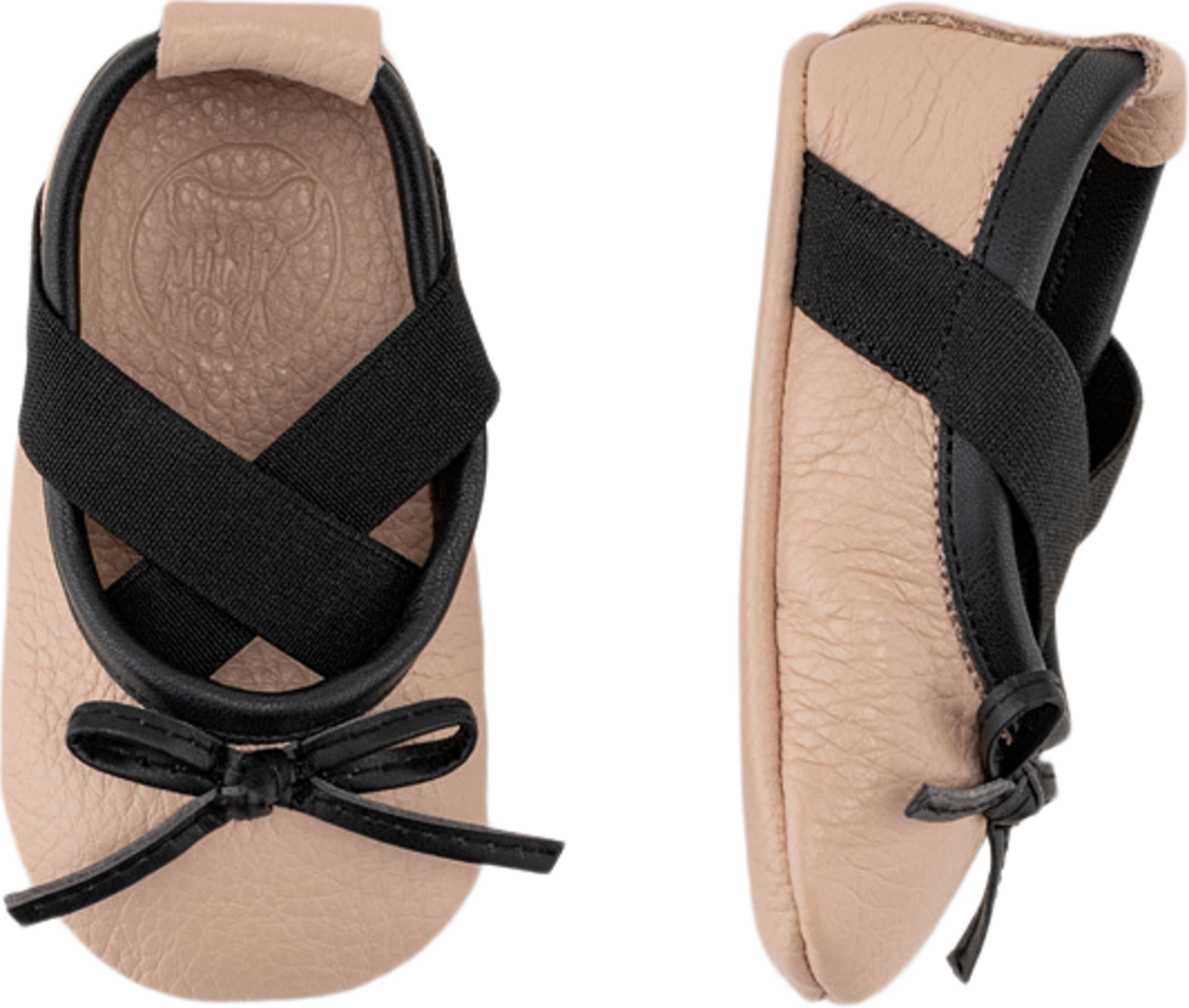 Ballerina Barefoot, från Minimoca, i färgen pink. Klicka för att öppna bilden i stort format