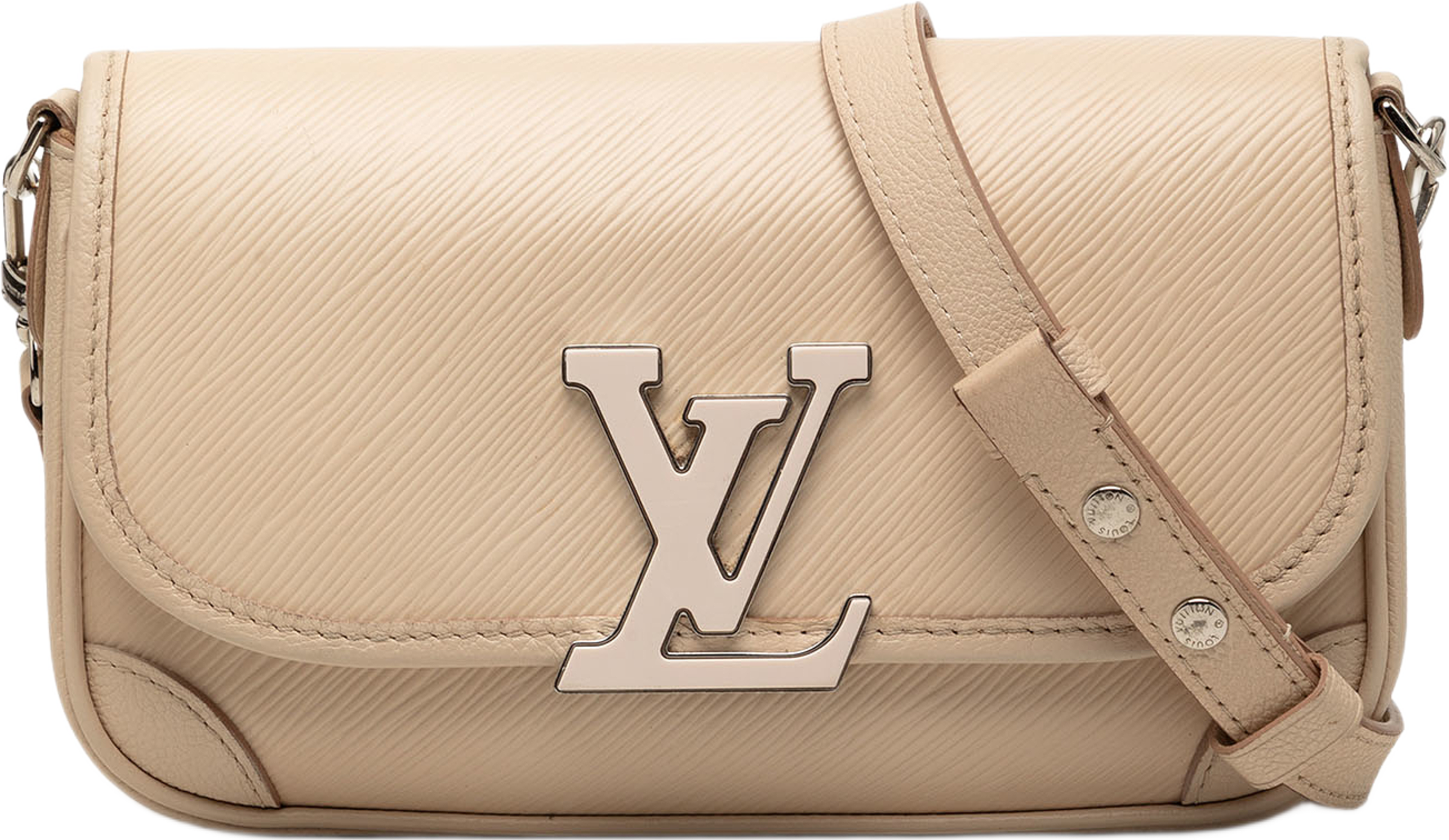 Louis Vuitton Epi Buci, från Luxclusif, i färgen ivory. Klicka för att öppna bilden i stort format