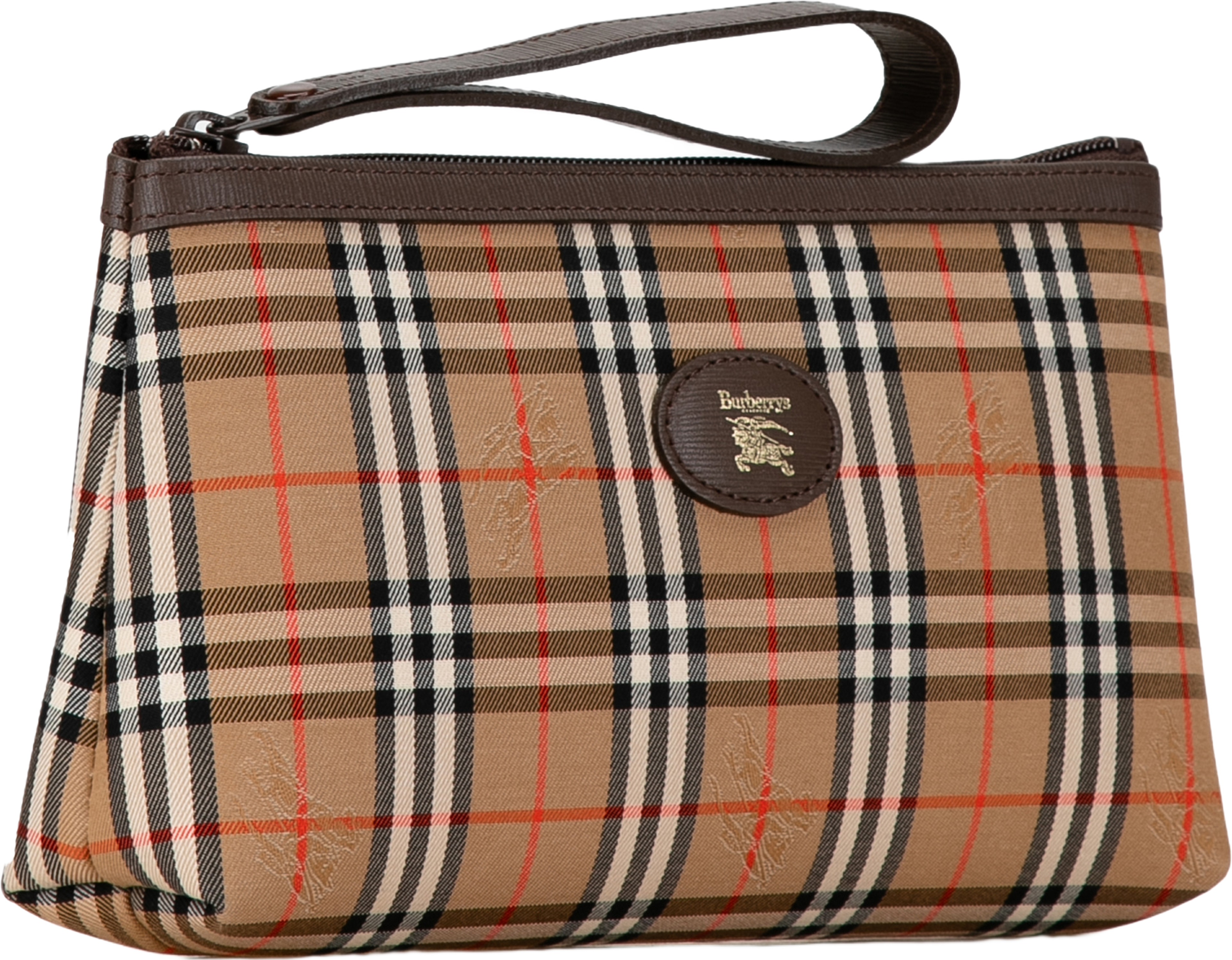 Burberry Haymarket Check Canvas Clutch