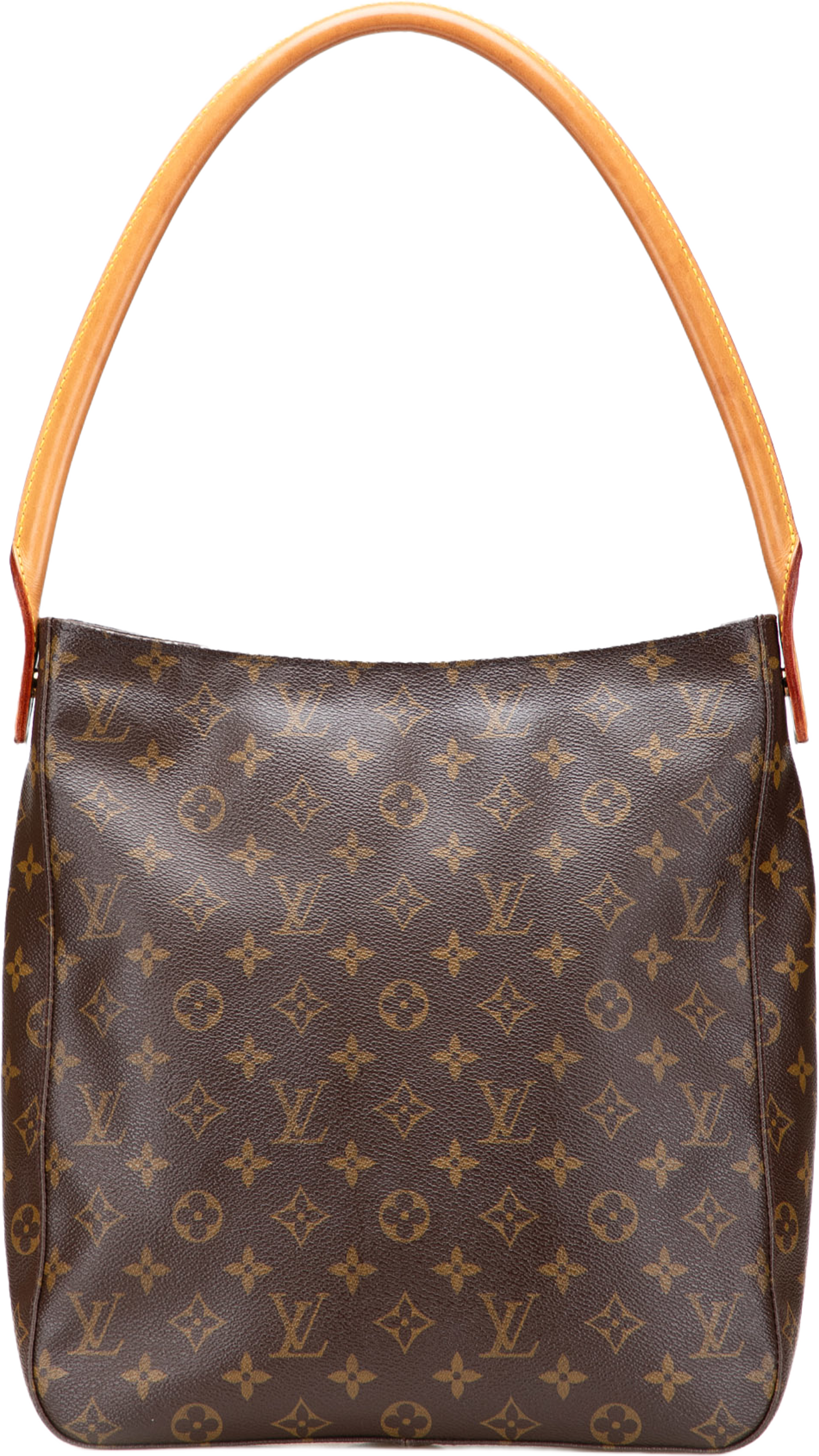 Louis Vuitton Monogram Looping Gm, från Luxclusif, i färgen brown. Klicka för att öppna bilden i stort format