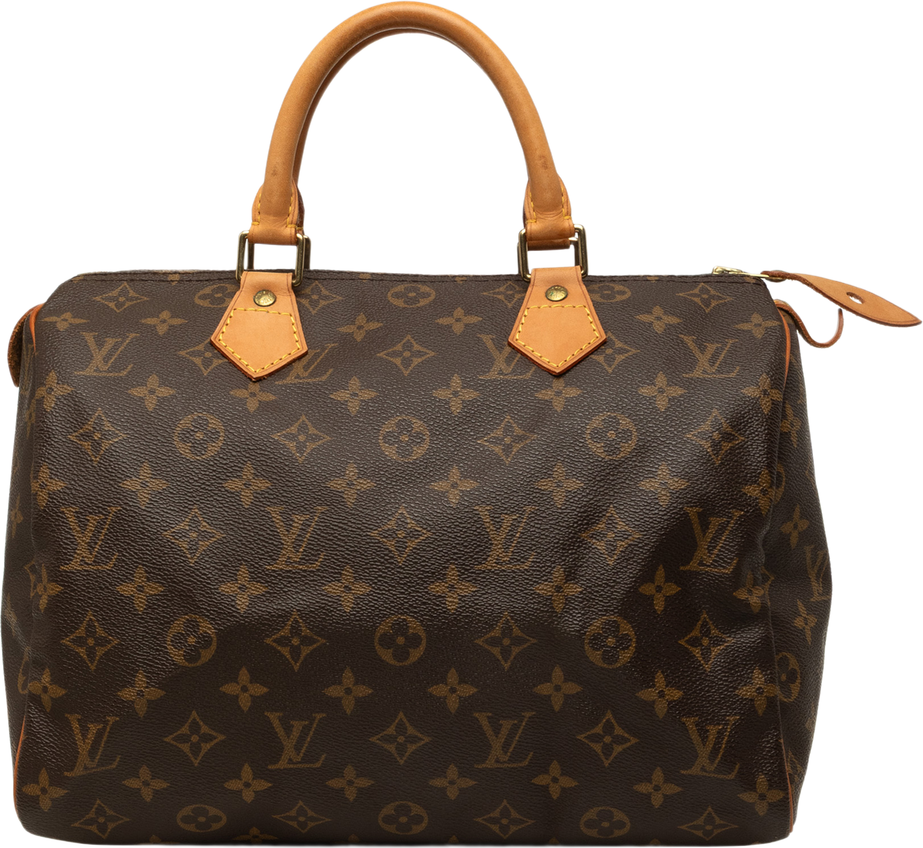 Louis Vuitton Monogram Speedy 30, från Luxclusif, i färgen brun. Klicka för att öppna bilden i stort format
