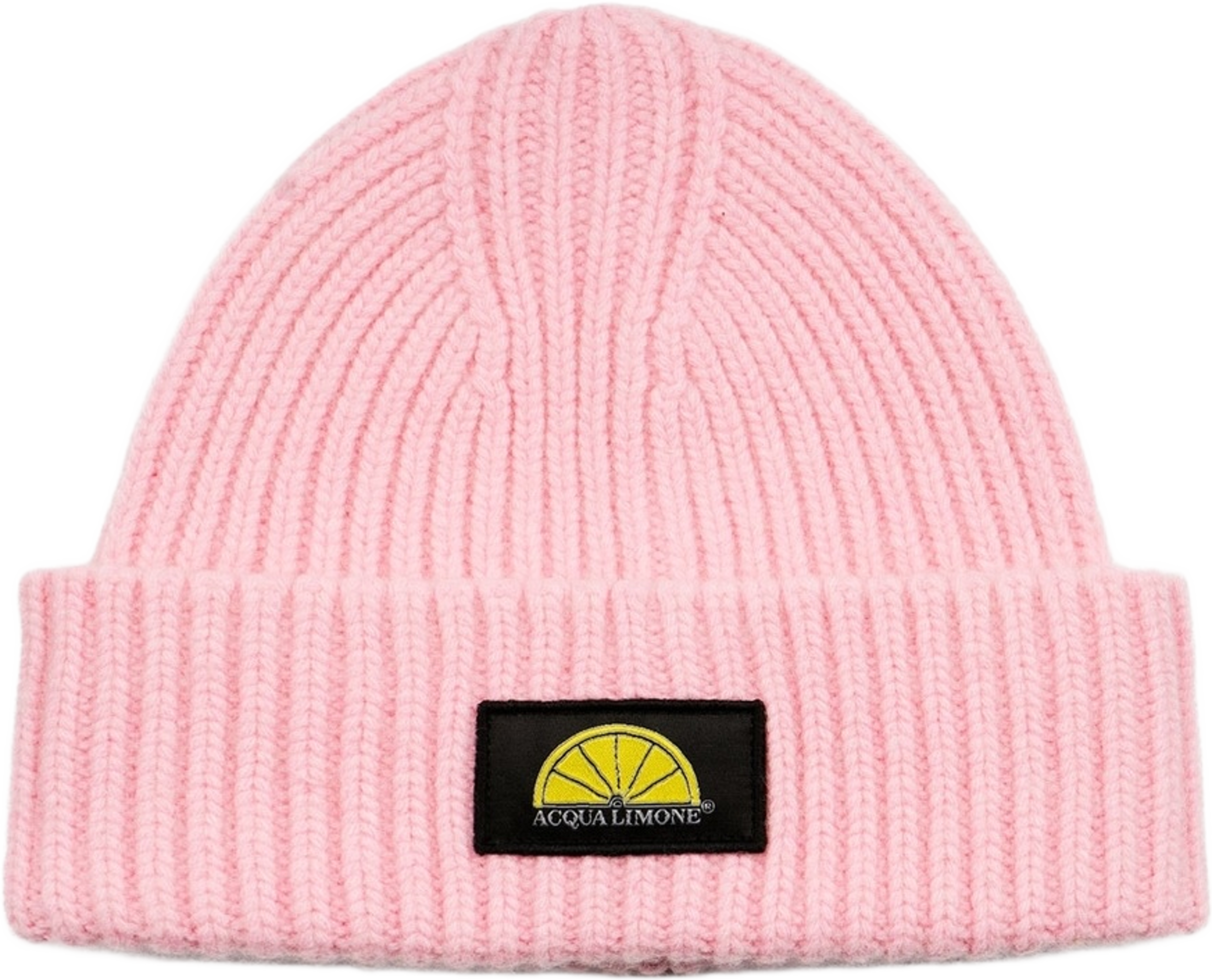 Soft Knit Beanie, från Acqua Limone, i färgen pale pink. Klicka för att öppna bilden i stort format