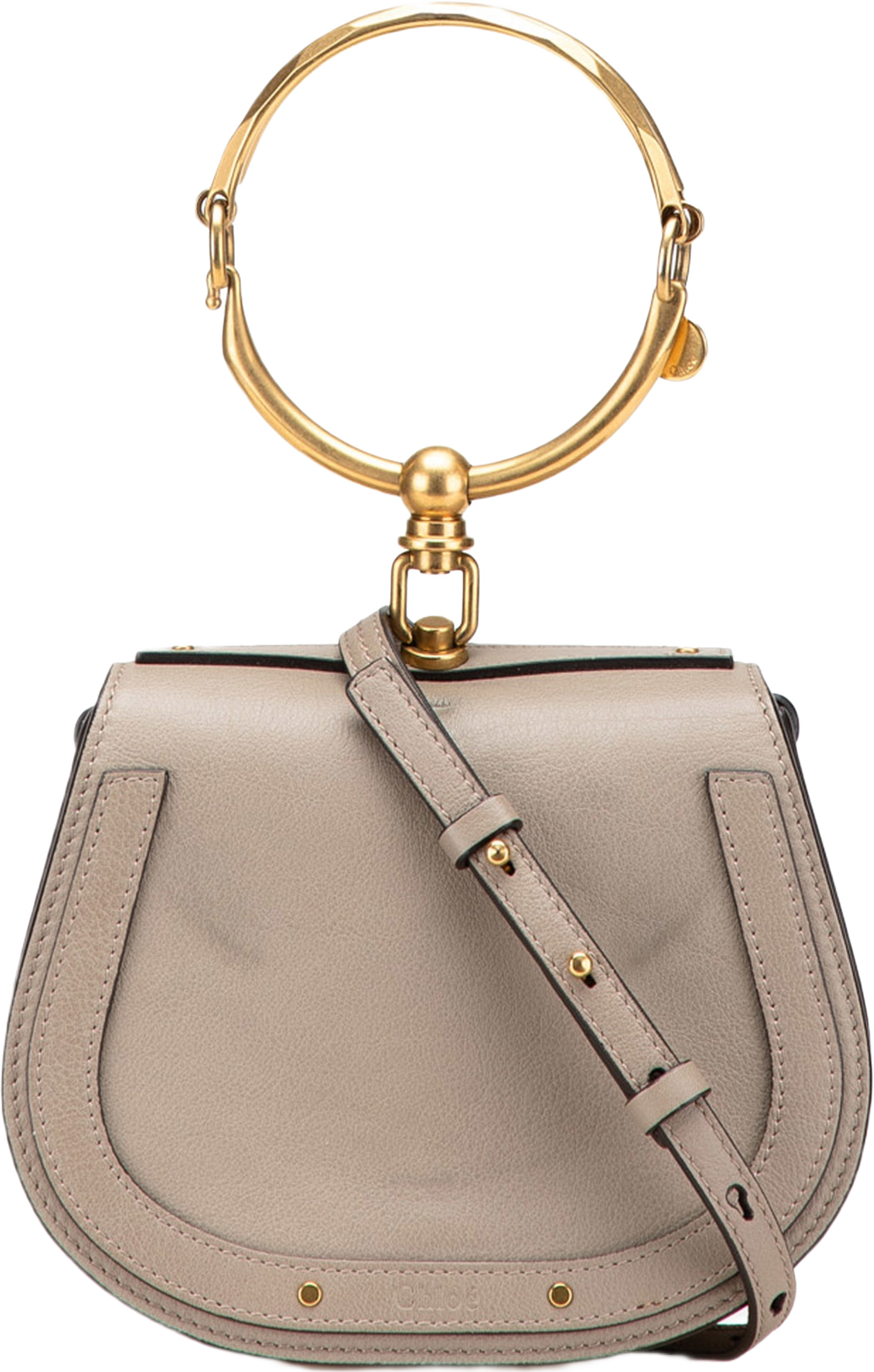 Chloé Small Leather Nile Bracelet Satchel
