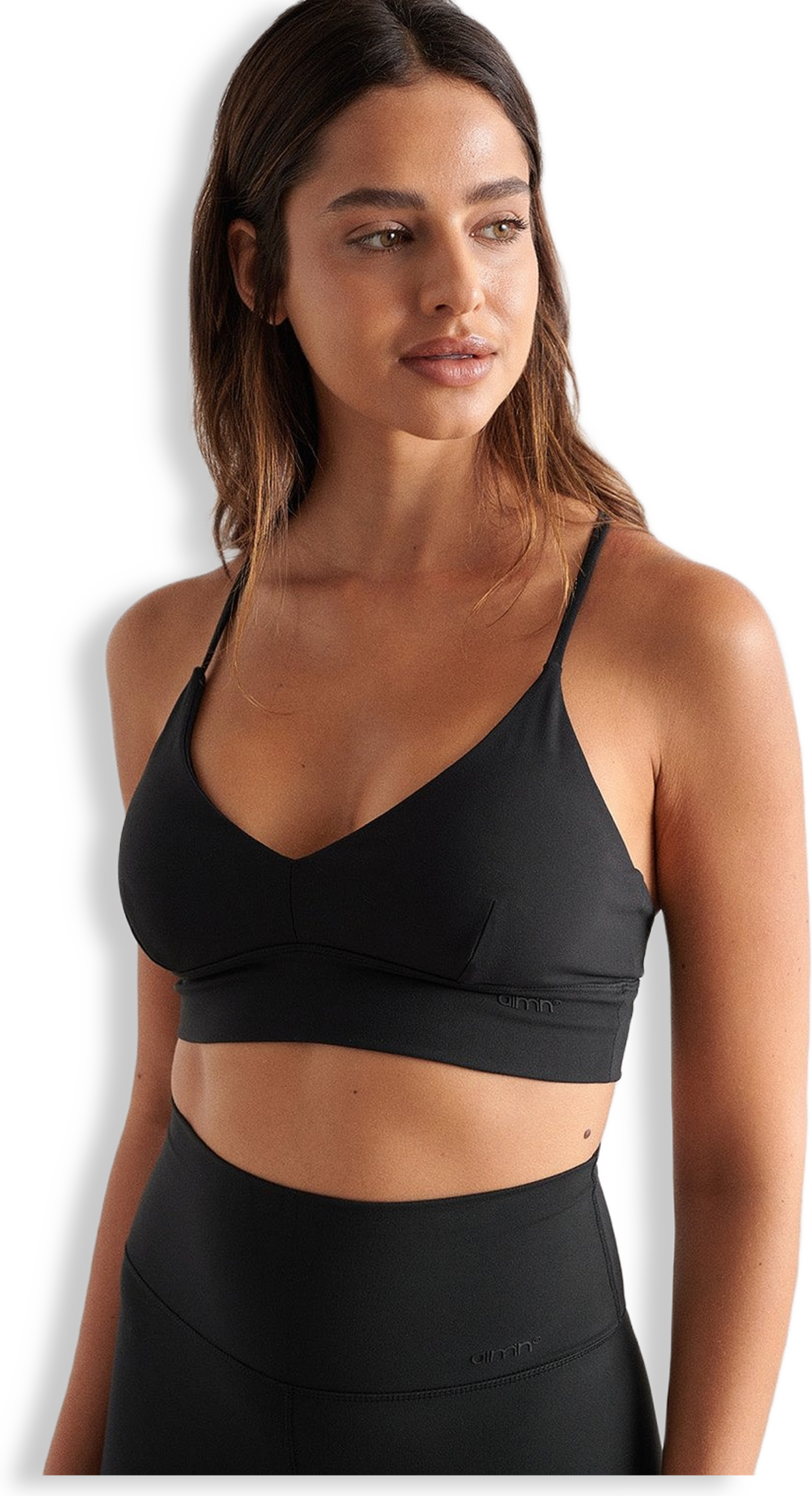 Black Sense Strap Bra