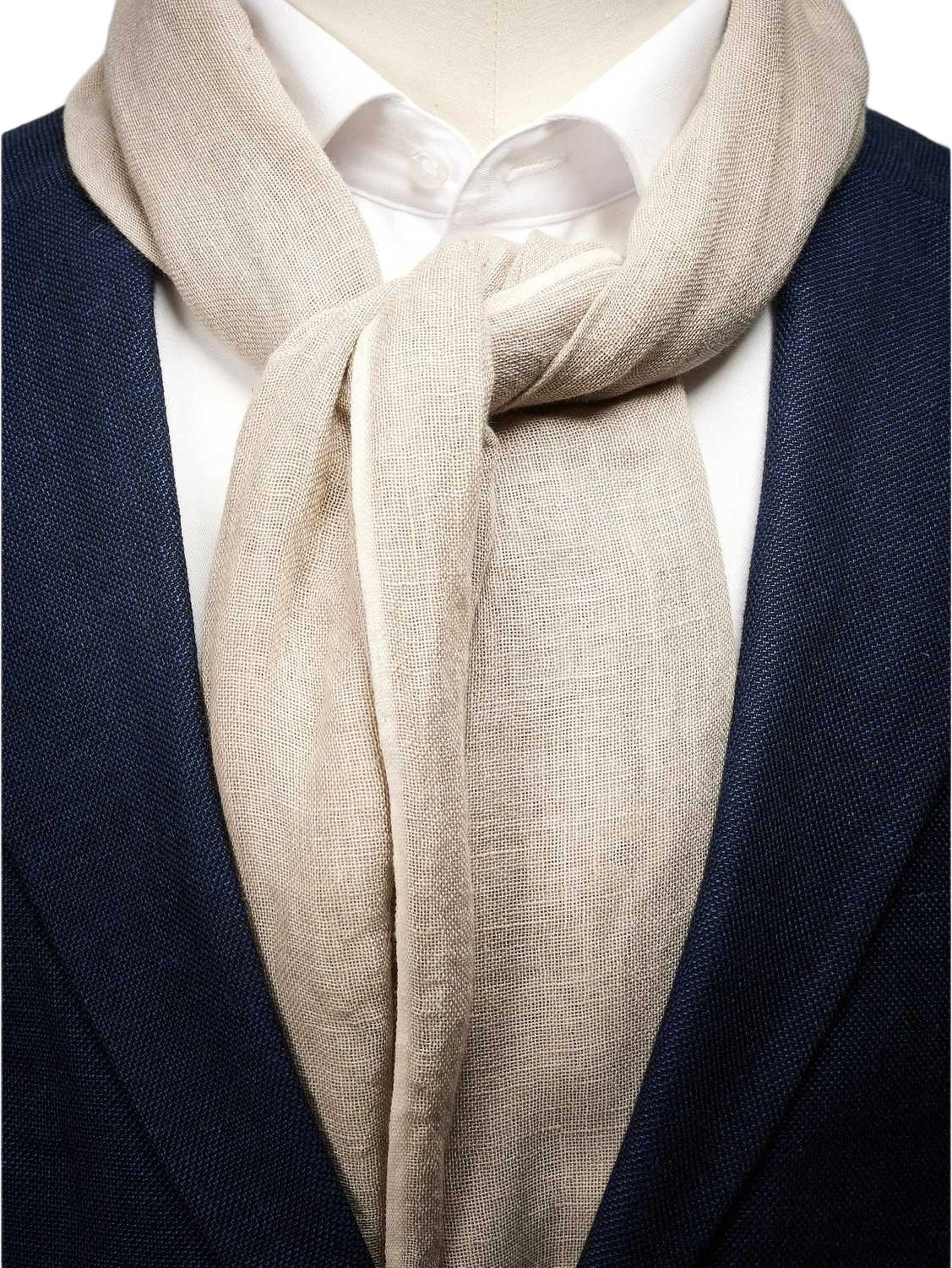 Linen Cotton Solid Scarf