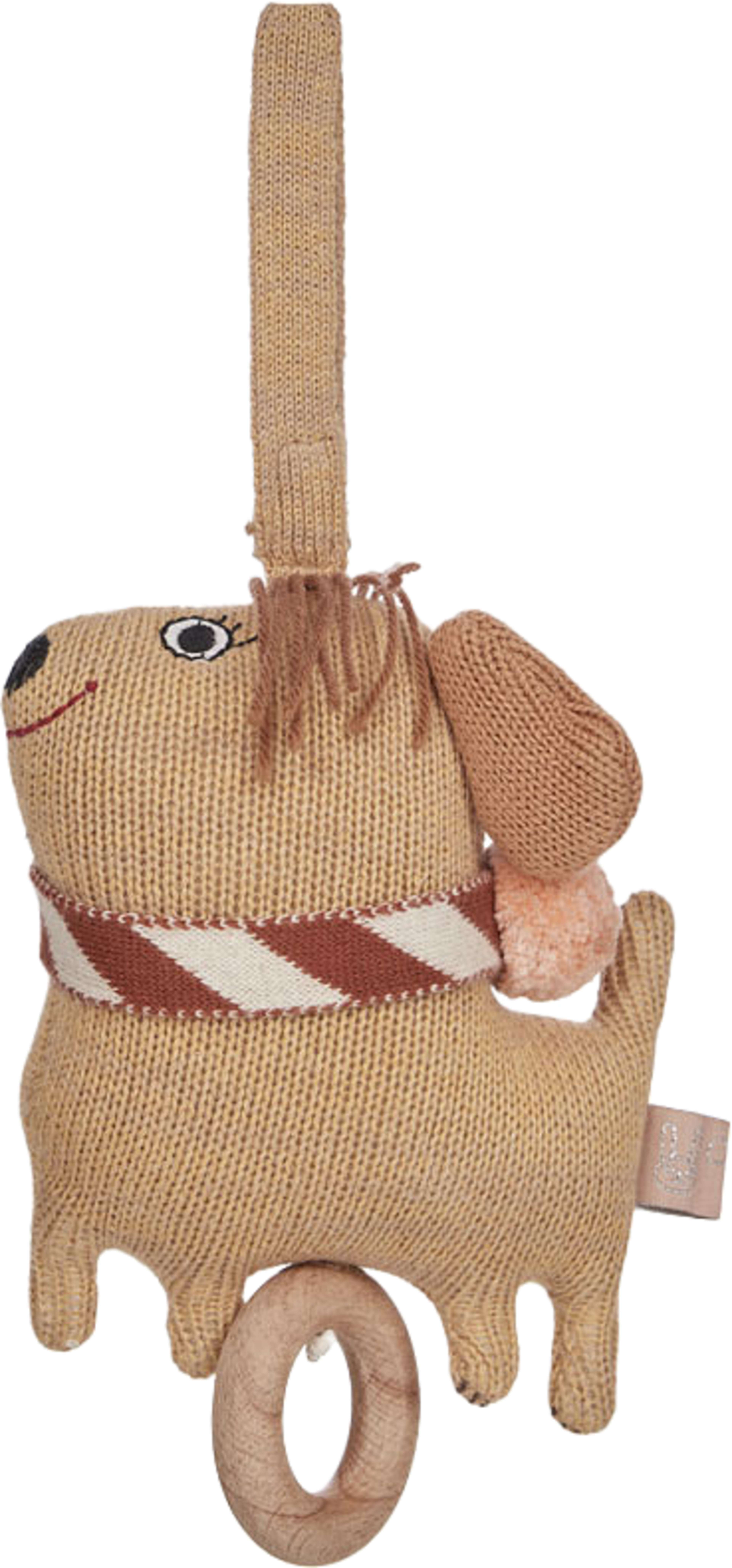 Coco Dog Music Mobile, från OYOY Mini, i färgen camel. Klicka för att öppna bilden i stort format