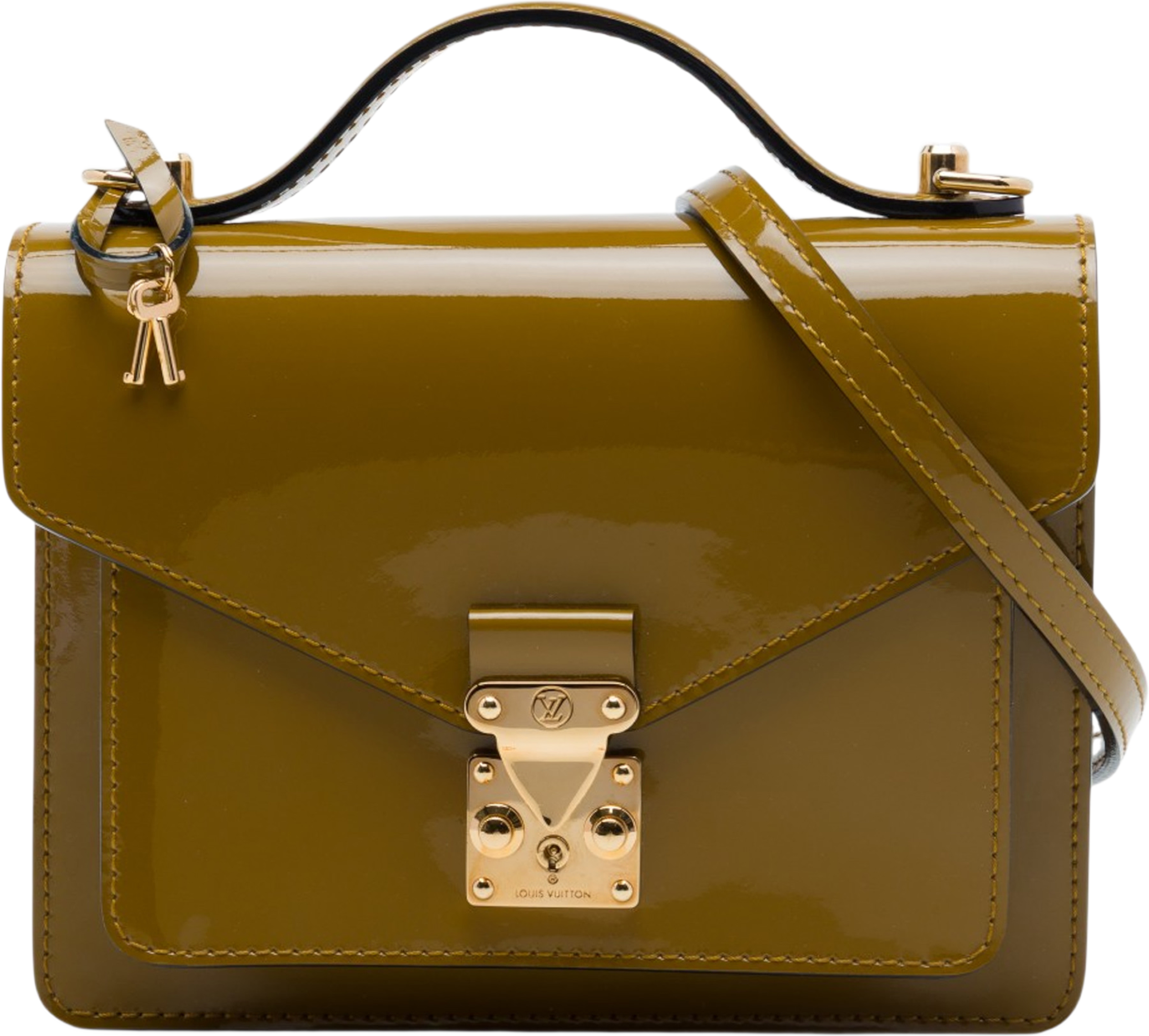Louis Vuitton Vernis Monceau Bb, från Luxclusif, i färgen brun. Klicka för att öppna bilden i stort format