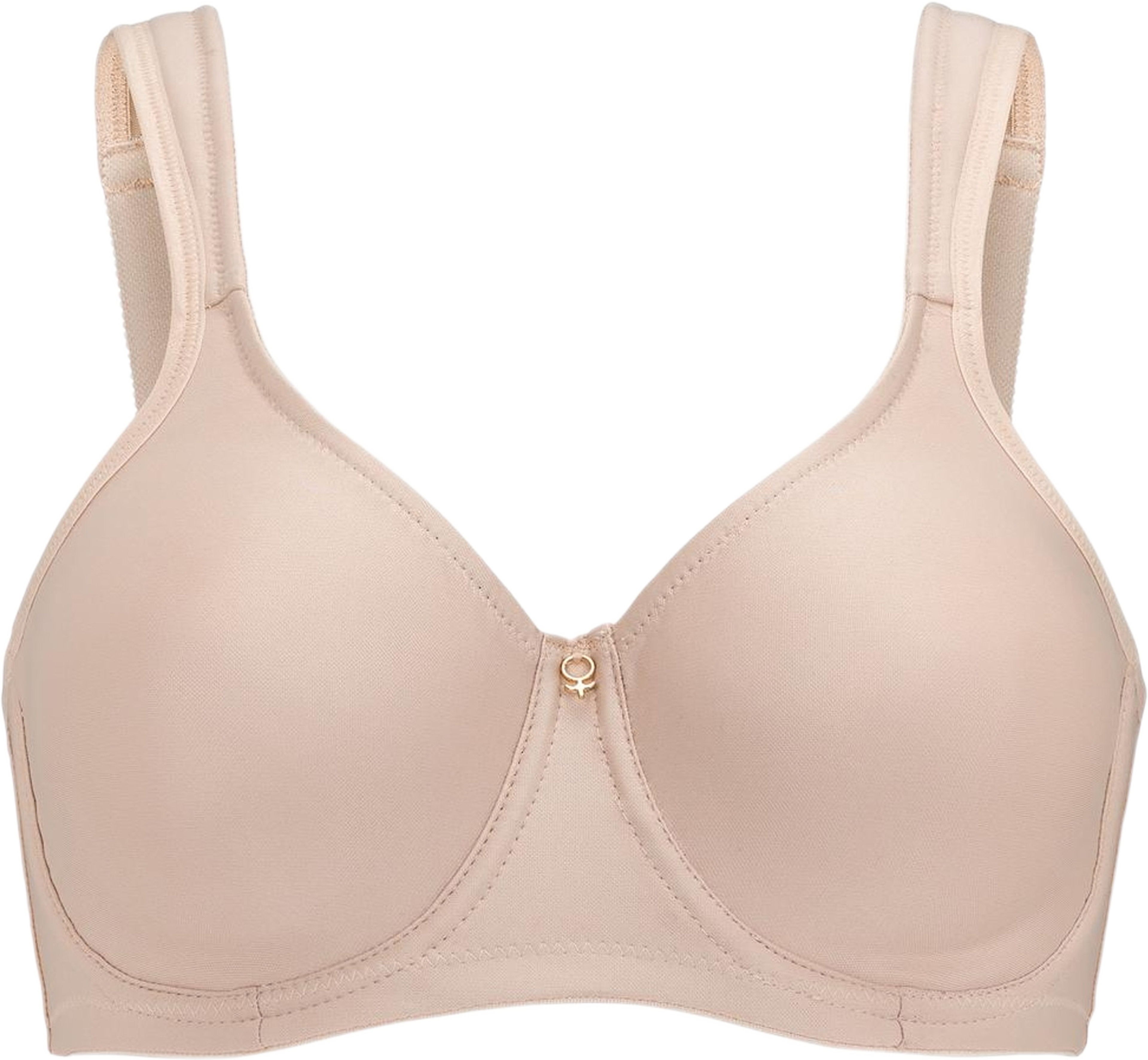 Clean Curves Formpressad Bygel-bh, från Swegmark, i färgen beige. Klicka för att öppna bilden i stort format