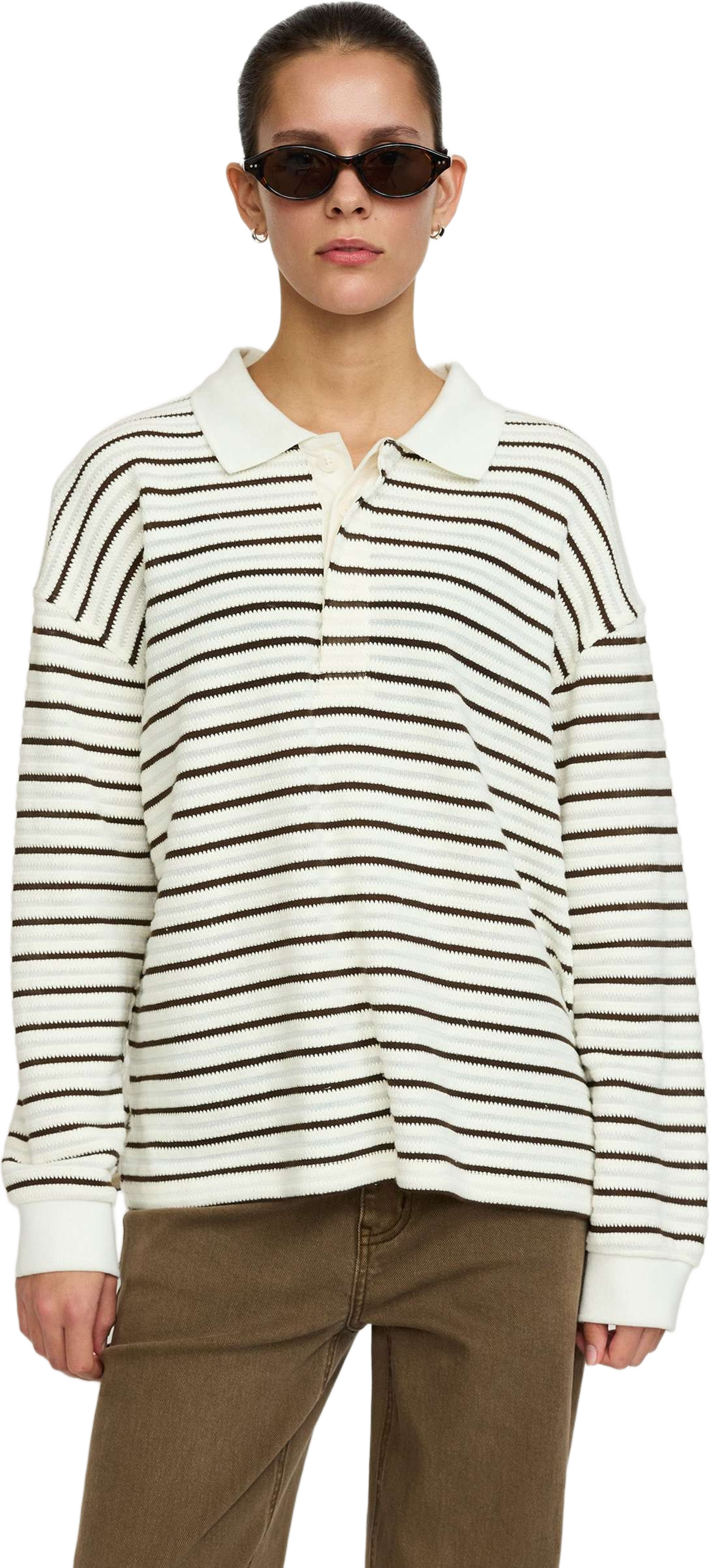 Srsoleil Polo - Sepia, från Soft Rebels, i färgen sepia. Klicka för att öppna bilden i stort format