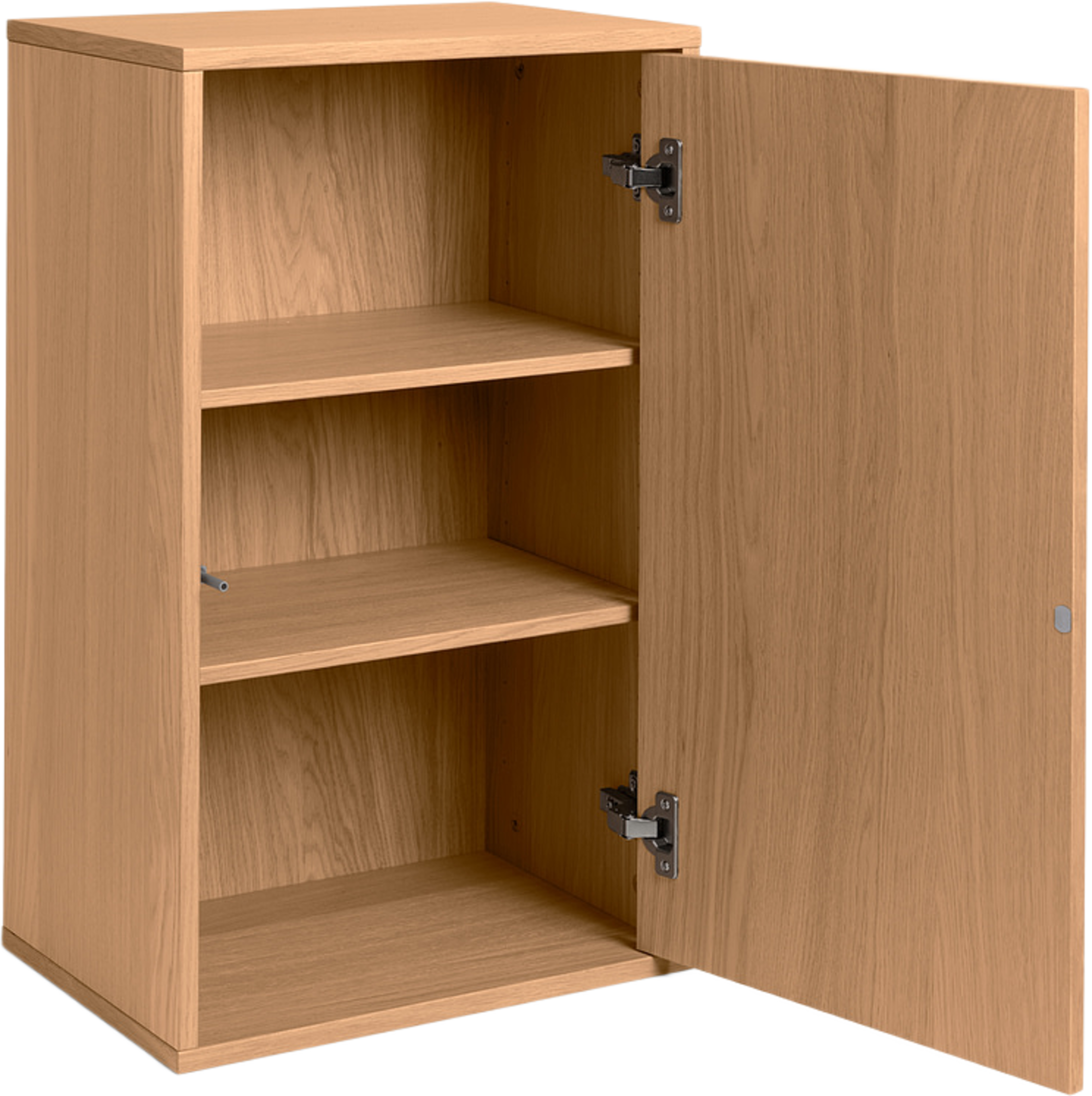 Wall Cabinet - Silver Cloud Grey, från ReCollector, i färgen nordic oak. Klicka för att öppna bilden i stort format