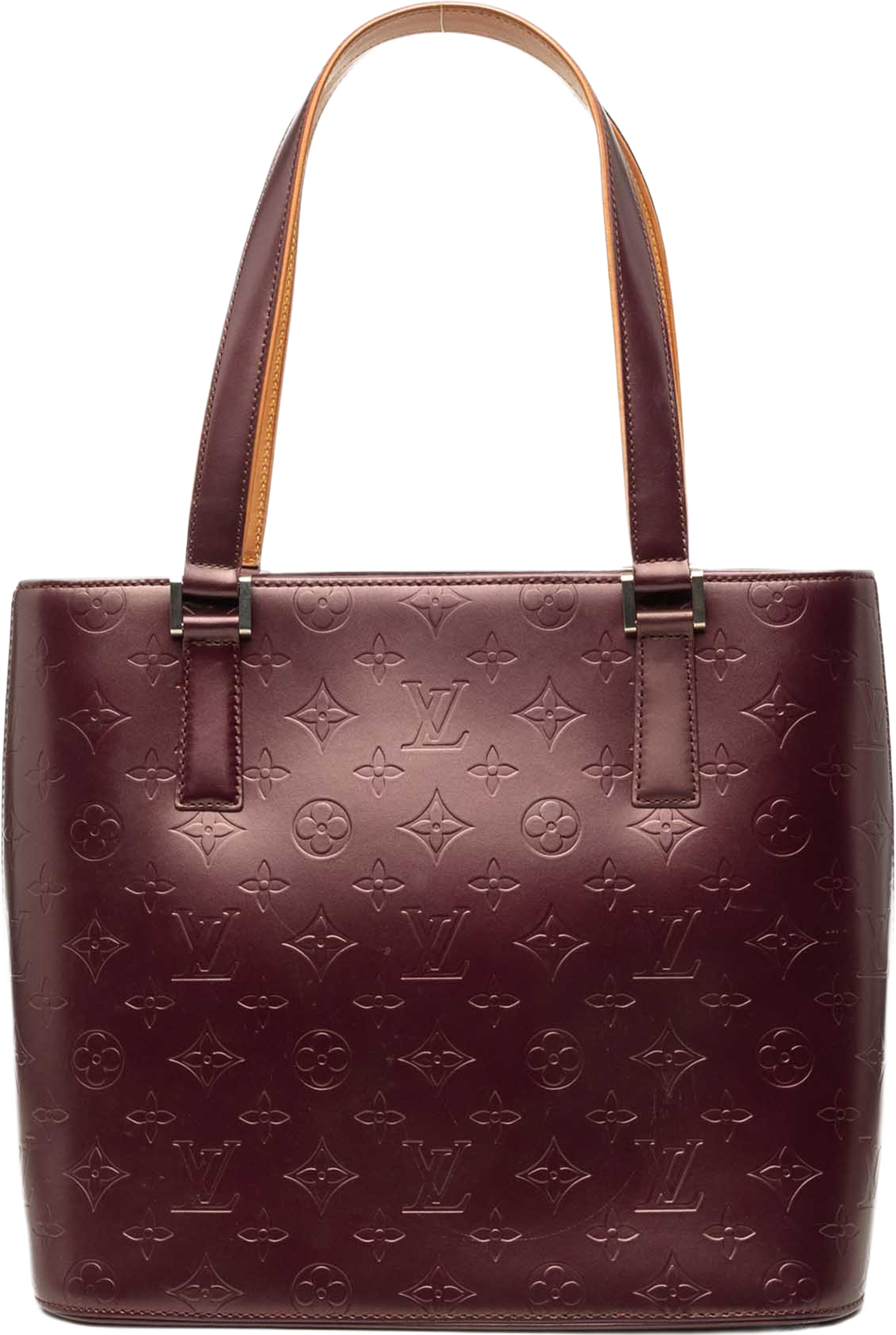 Louis Vuitton Monogram Mat Stockton, från Luxclusif, i färgen röd. Klicka för att öppna bilden i stort format