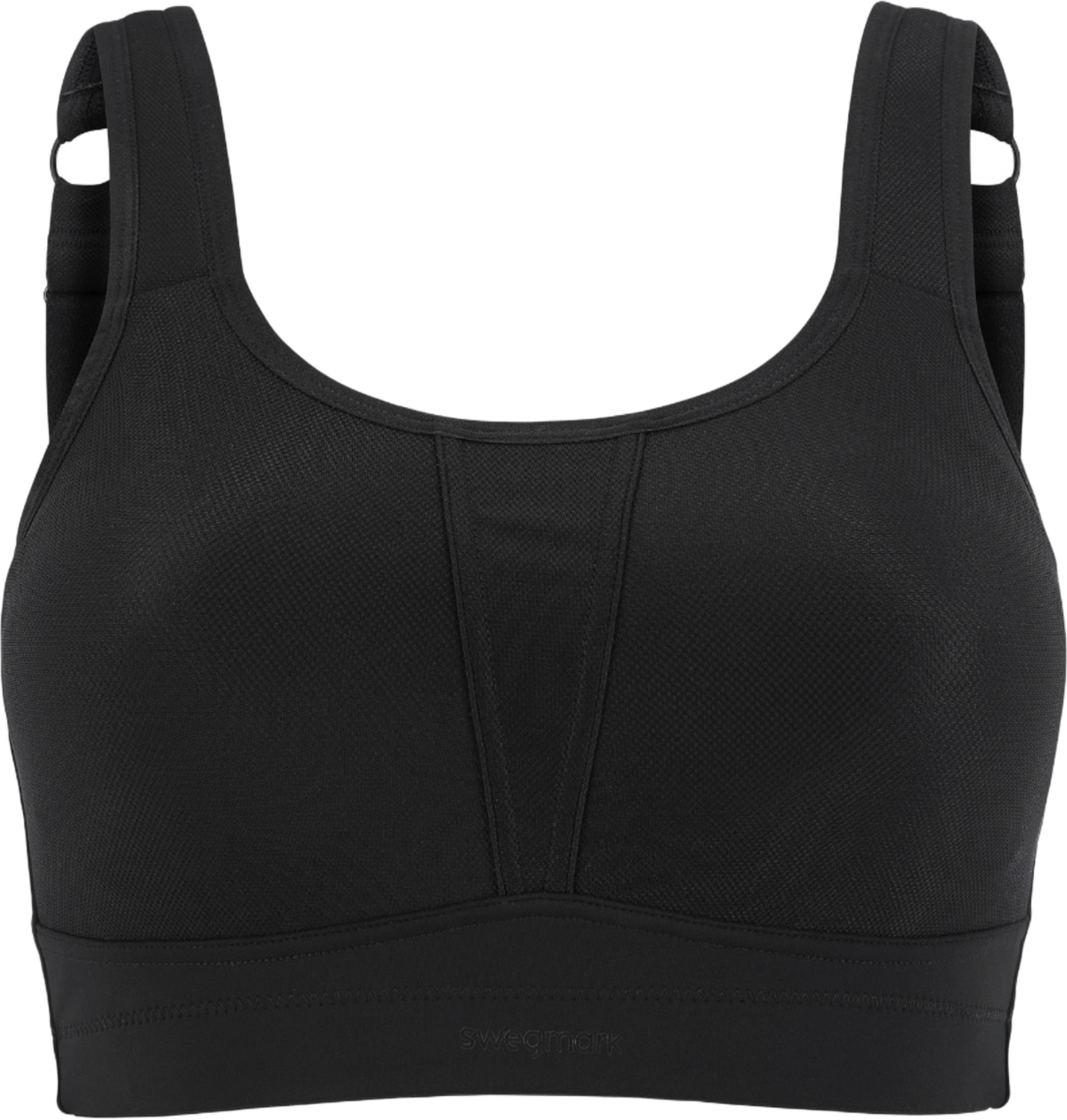 Movement Vadderad Sport-bh, från Swegmark, i färgen black. Klicka för att öppna bilden i stort format