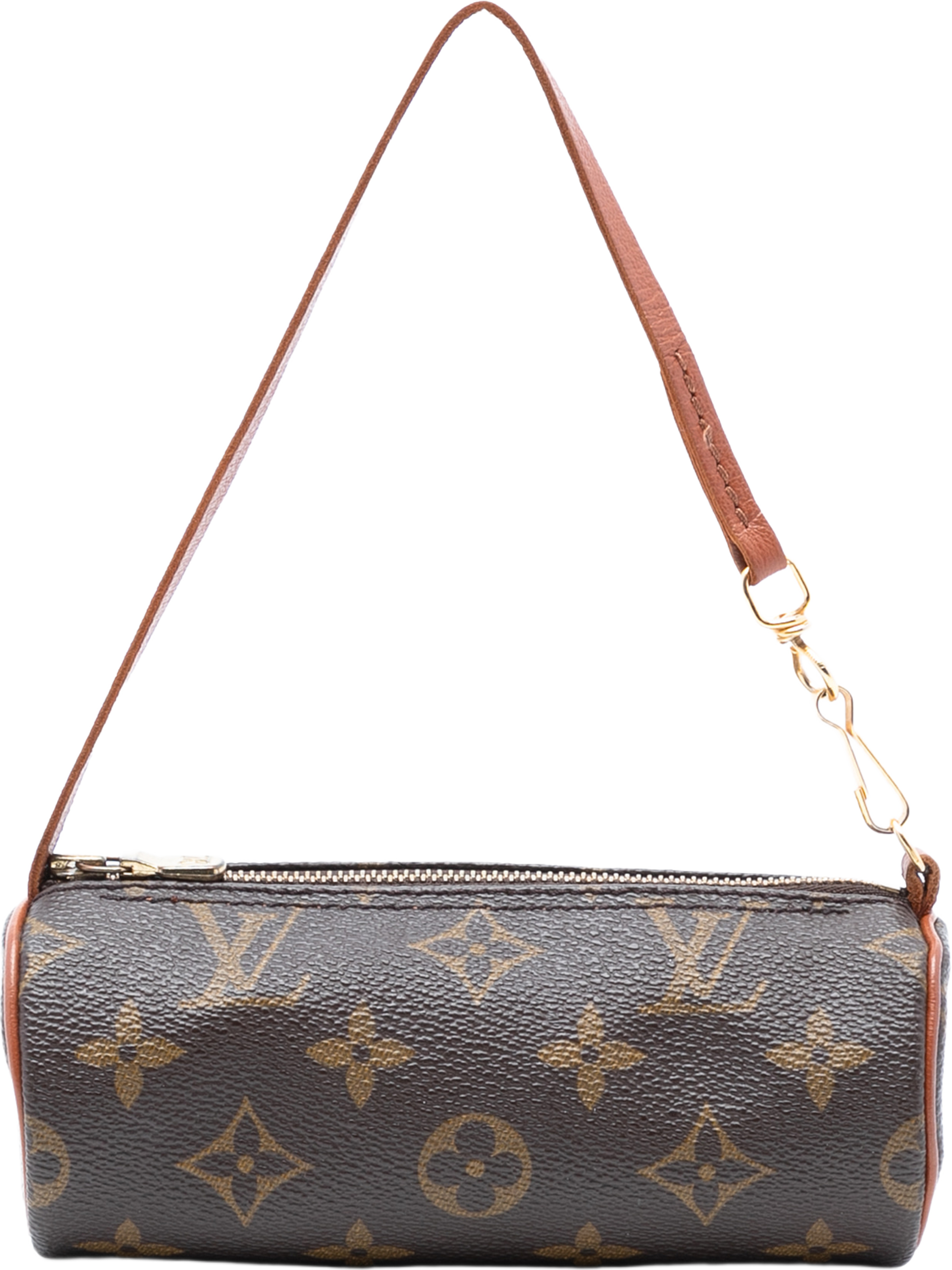 Louis Vuitton Monogram Papillon Pochette, från Luxclusif, i färgen brown. Klicka för att öppna bilden i stort format
