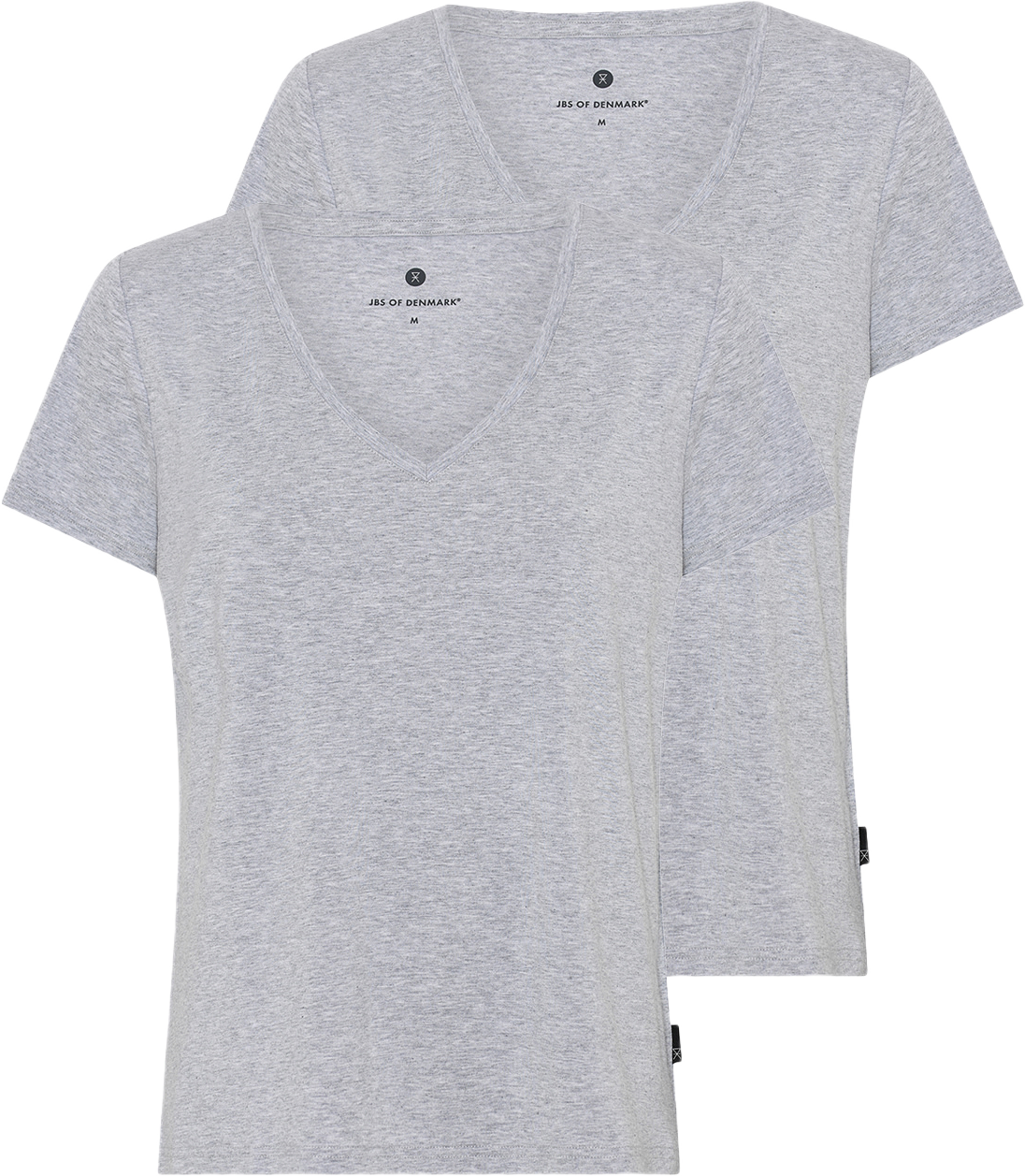 2-pack Bambu, T-shirt V-neck, Svart