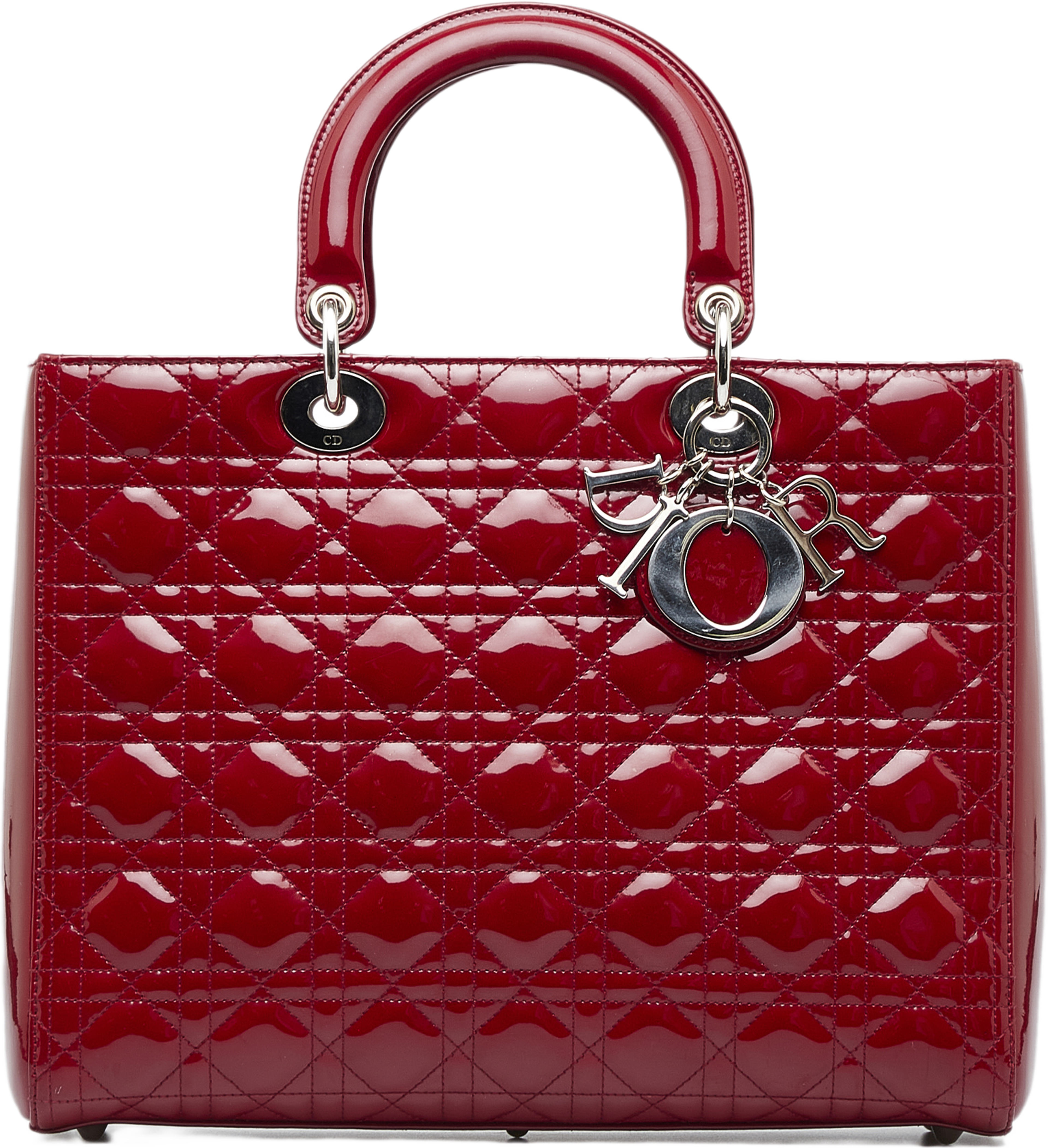 Dior Large Cannage Patent Lady Dior