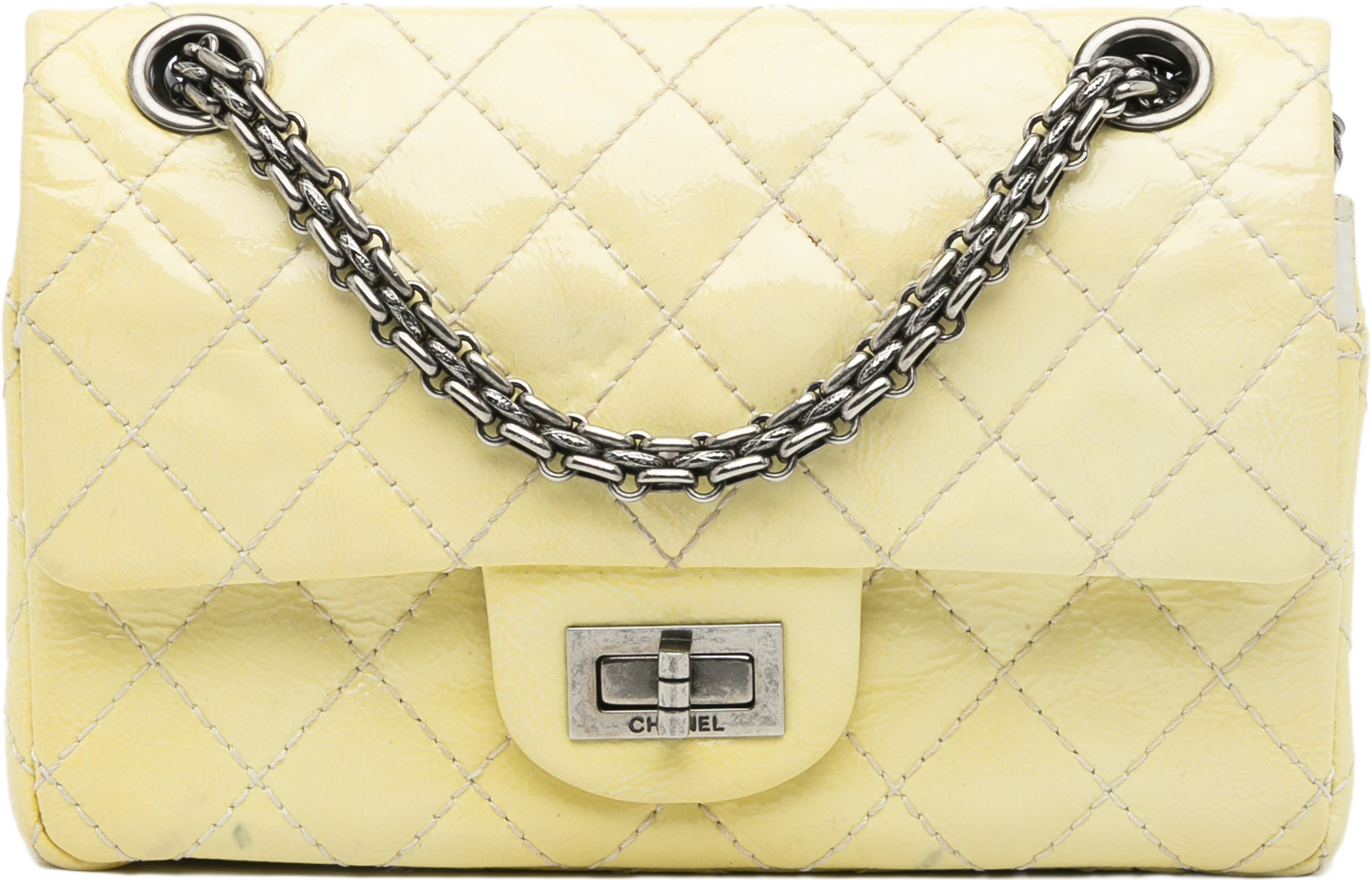 Chanel Mini Reissue 2.55 Patent Double Flap
