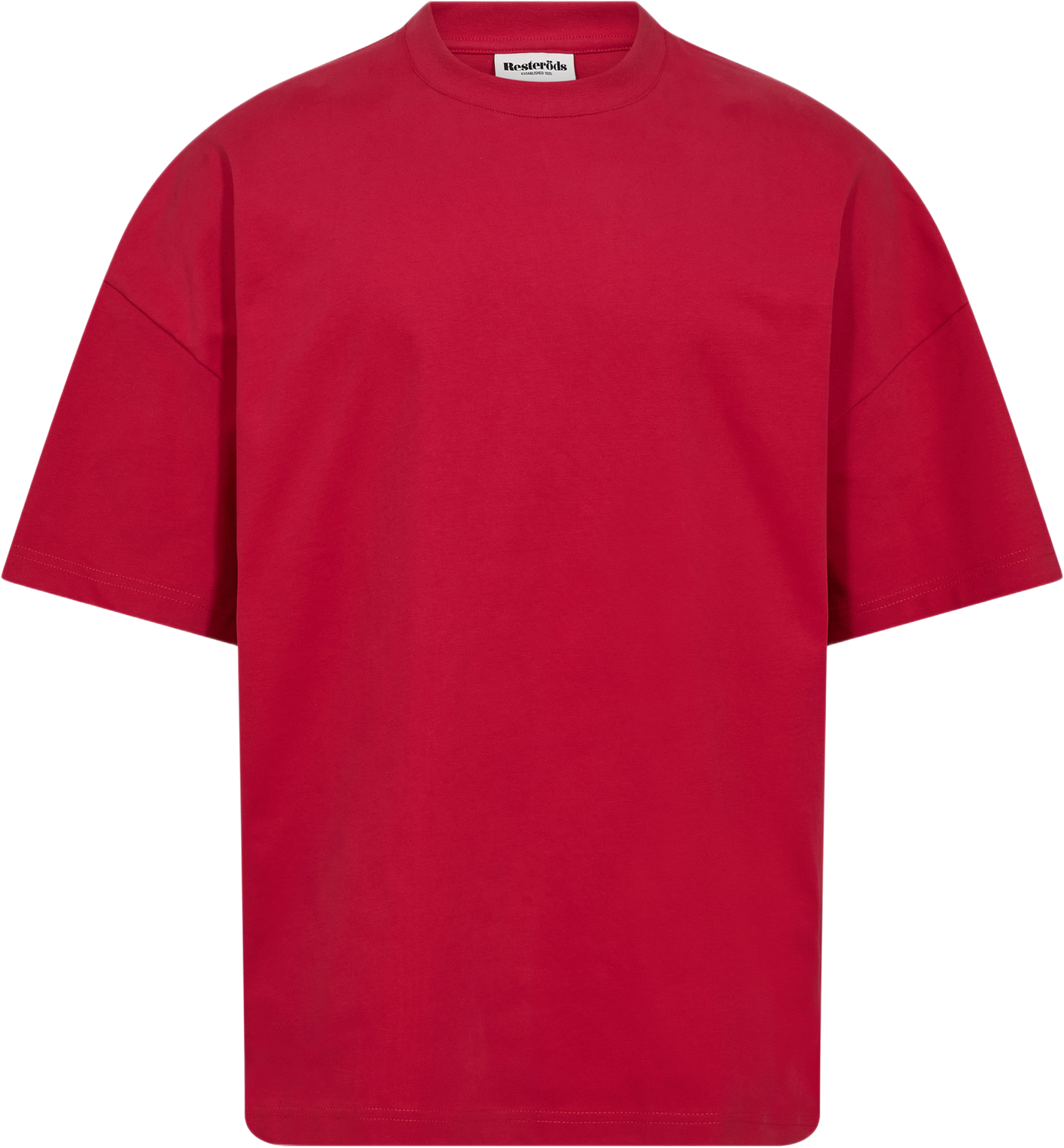 T-shirt Dev Bomull, från Resteröds, i färgen red. Klicka för att öppna bilden i stort format