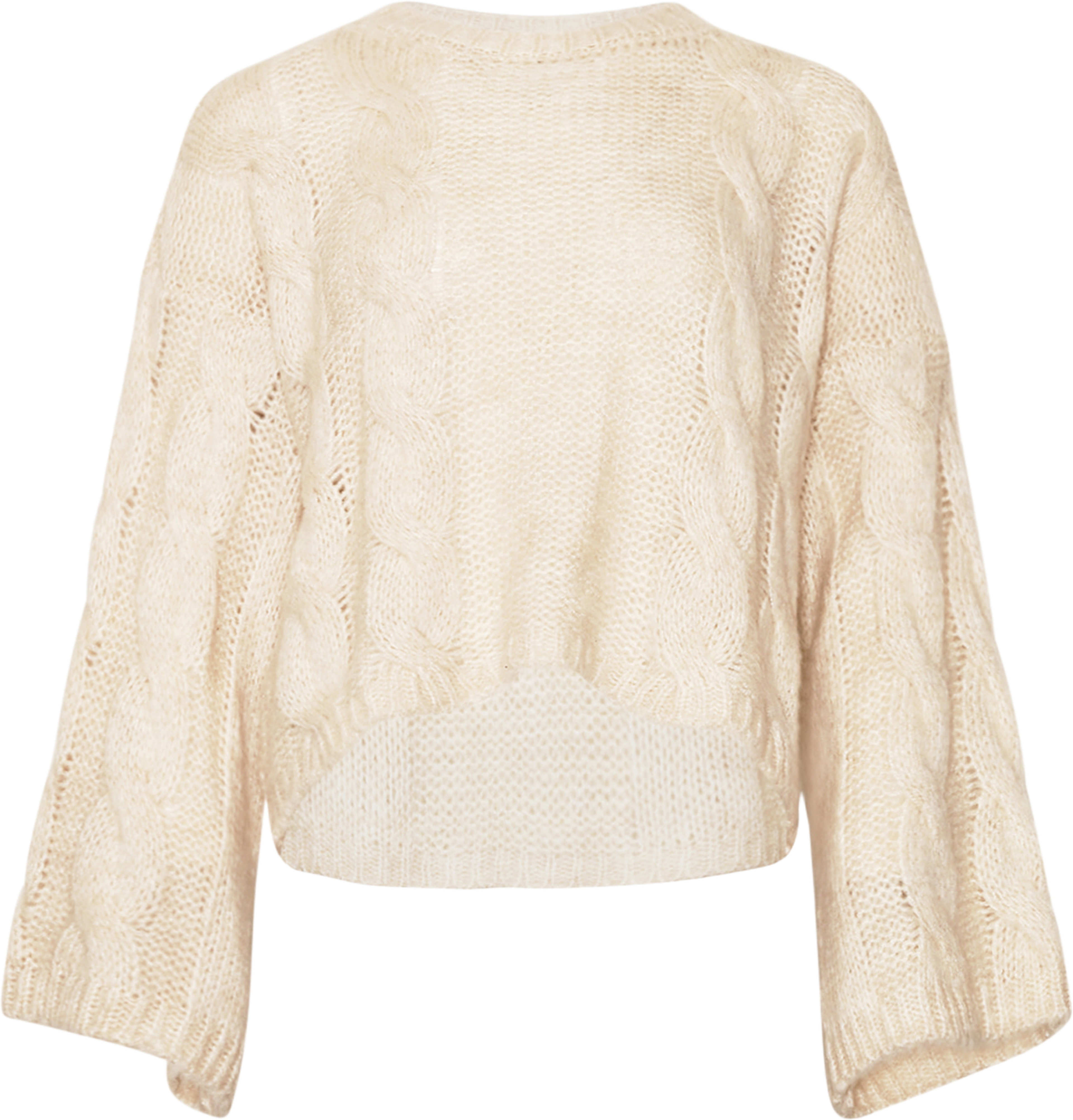 Lyza Sh Knit - Ivory, från Noella, i färgen ivory. Klicka för att öppna bilden i stort format